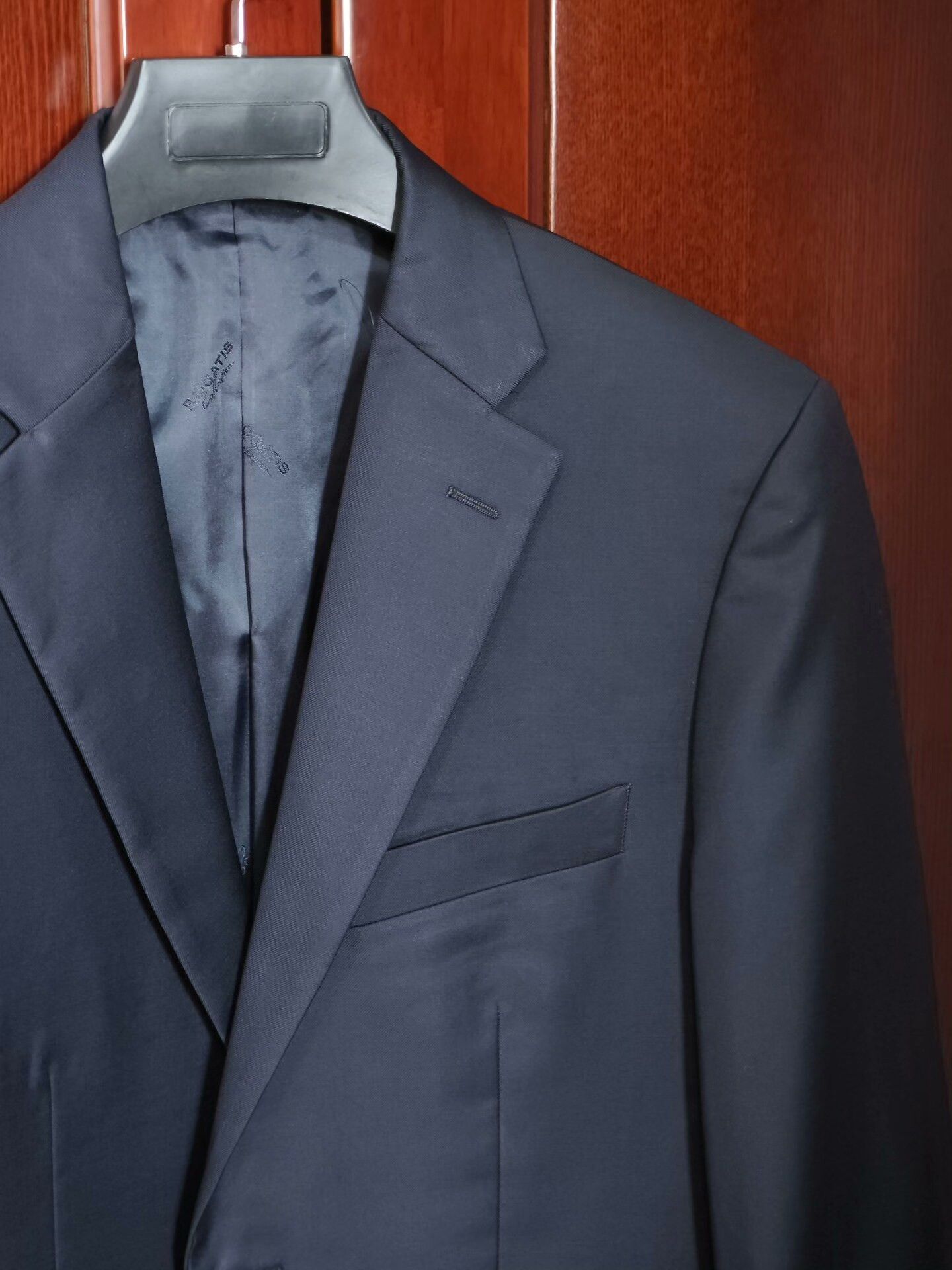 Japanese Brand Navy Wool Suit Jacket for Men Size US M / EU 48-50 / 2 - 2 Thumbnail