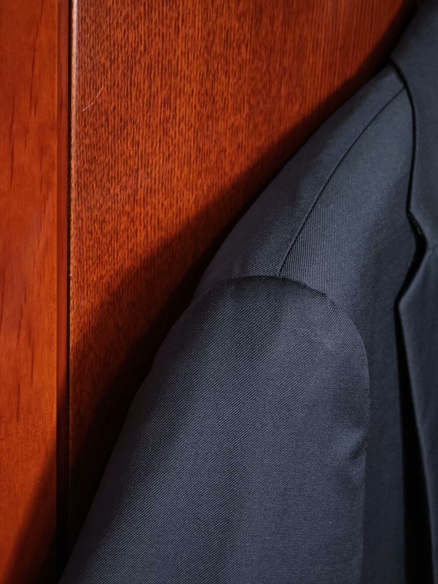 Japanese Brand Navy Wool Suit Jacket for Men Size US M / EU 48-50 / 2 - 3 Thumbnail