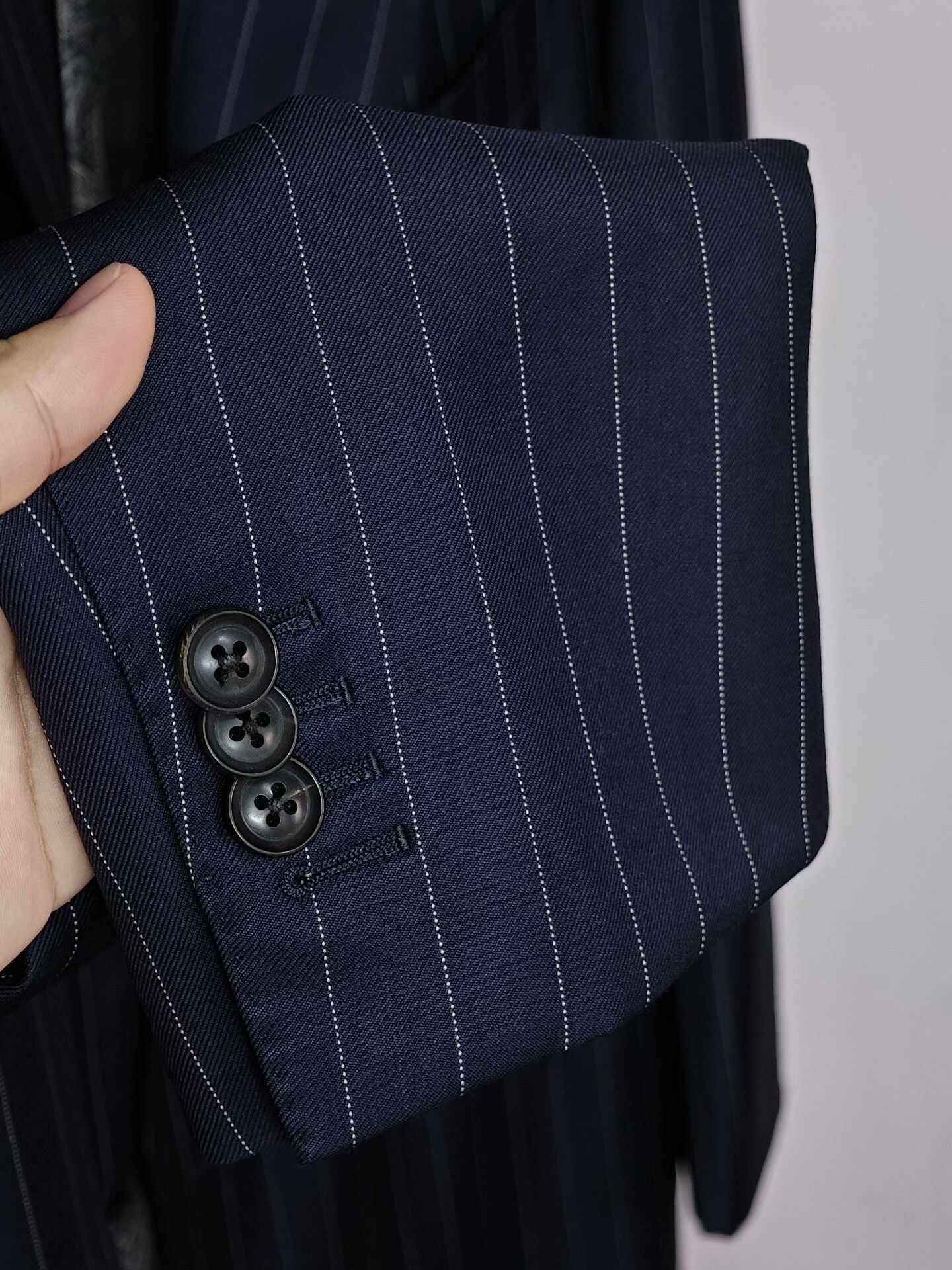 Japanese Brand Dormeuil Wool-Linen Custom Jacket Size US L / EU 52-54 / 3 - 4 Thumbnail
