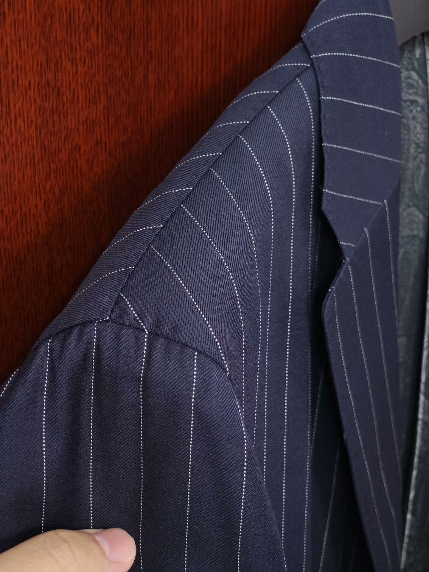 Japanese Brand Dormeuil Wool-Linen Custom Jacket Size US L / EU 52-54 / 3 - 3 Thumbnail