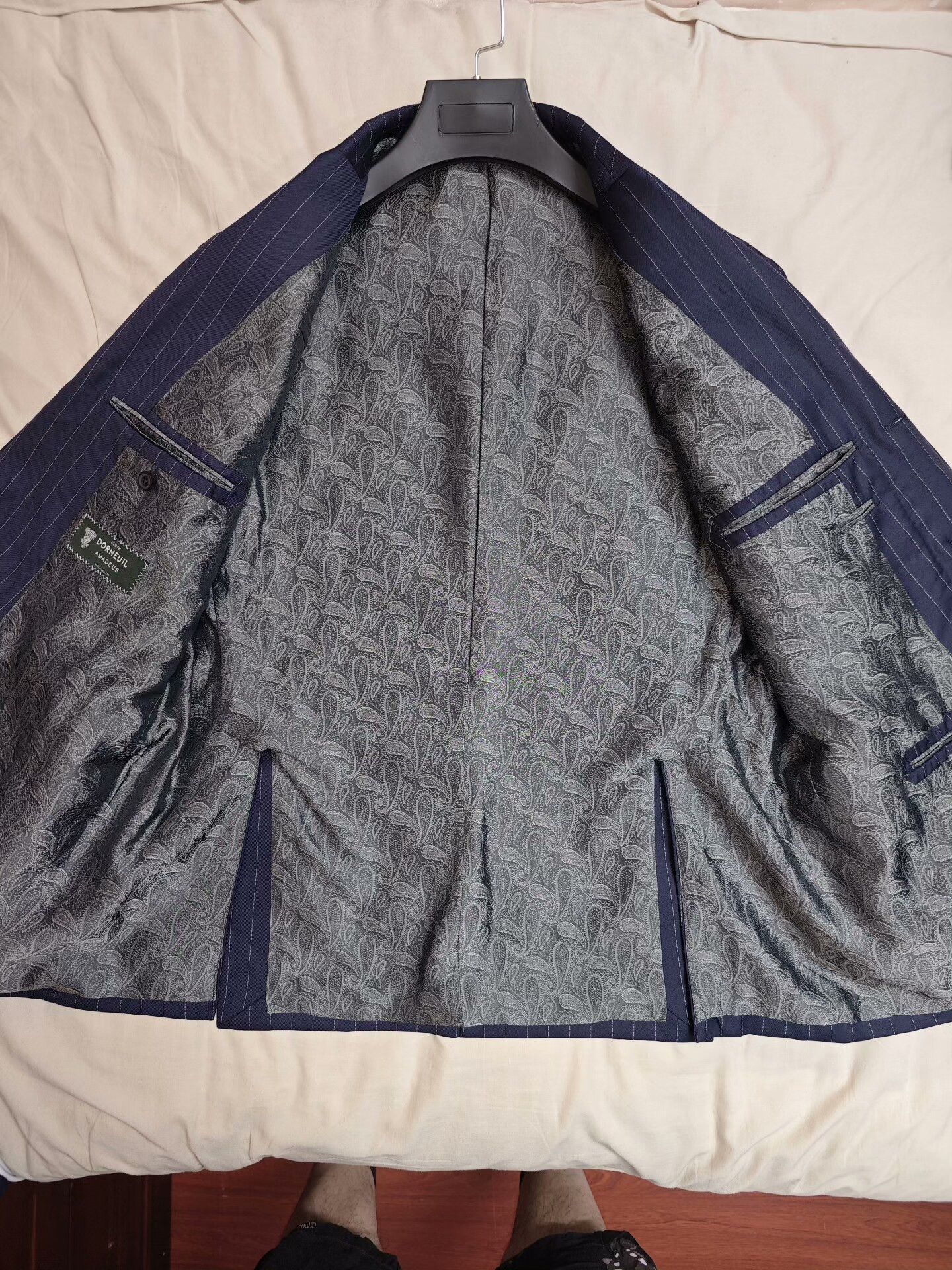 Japanese Brand Dormeuil Wool-Linen Custom Jacket Size US L / EU 52-54 / 3 - 6 Thumbnail