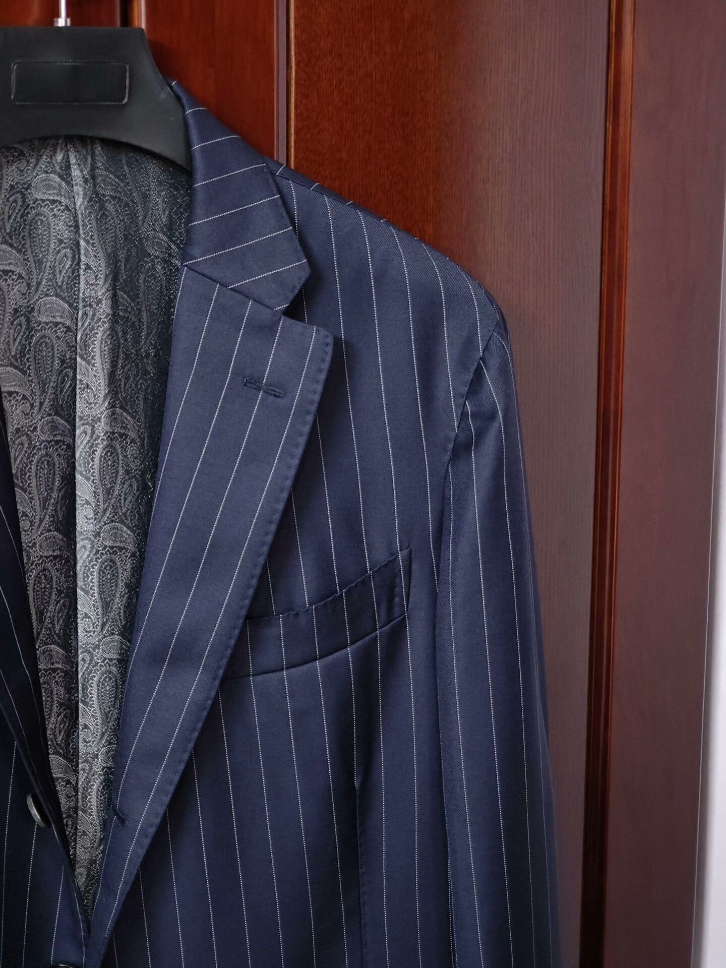 Japanese Brand Dormeuil Wool-Linen Custom Jacket Size US L / EU 52-54 / 3 - 2 Thumbnail