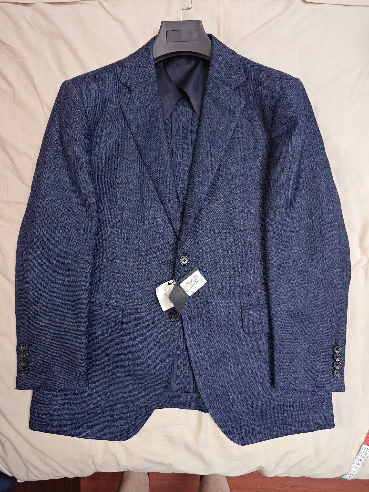 Japanese Brand Italian E. Thomas Navy Blazer Size US M / EU 48-50 / 2 - 5 Thumbnail