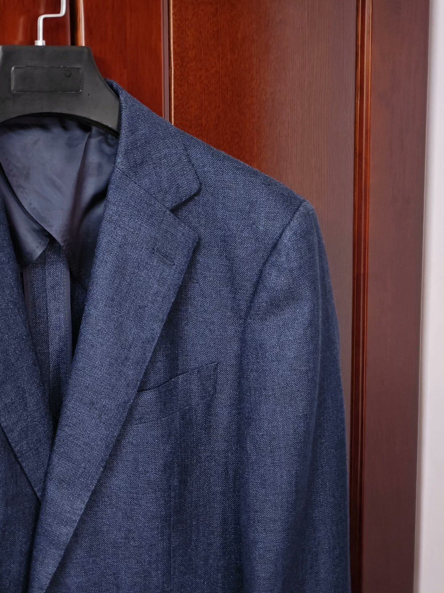 Japanese Brand Italian E. Thomas Navy Blazer Size US M / EU 48-50 / 2 - 2 Thumbnail