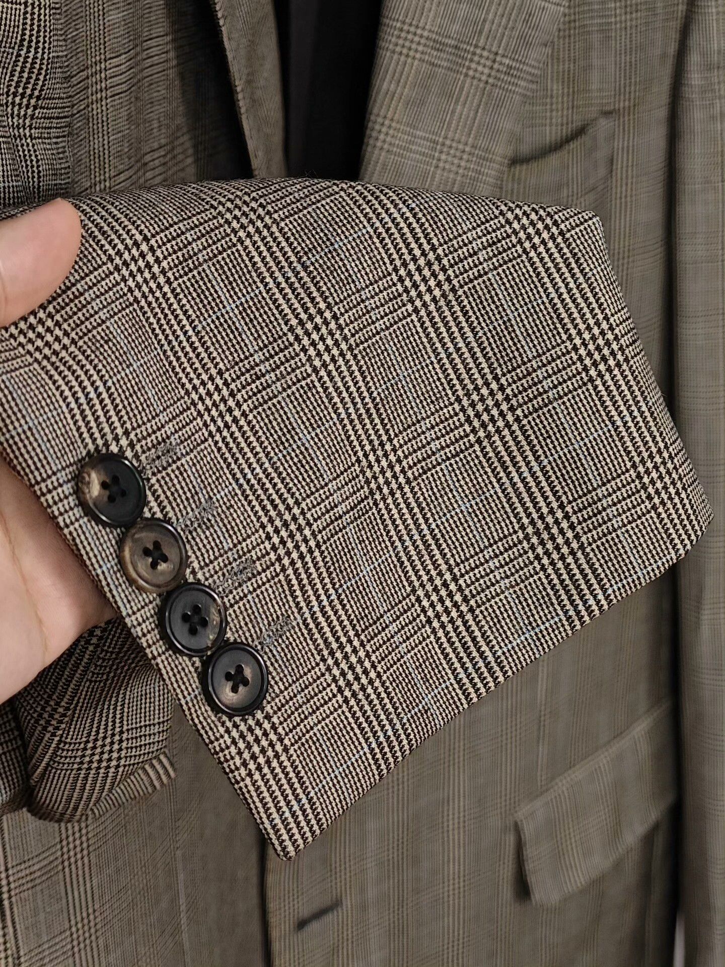 Japanese Brand Italian Checkered Wool Blazer Size US M / EU 48-50 / 2 - 4 Thumbnail