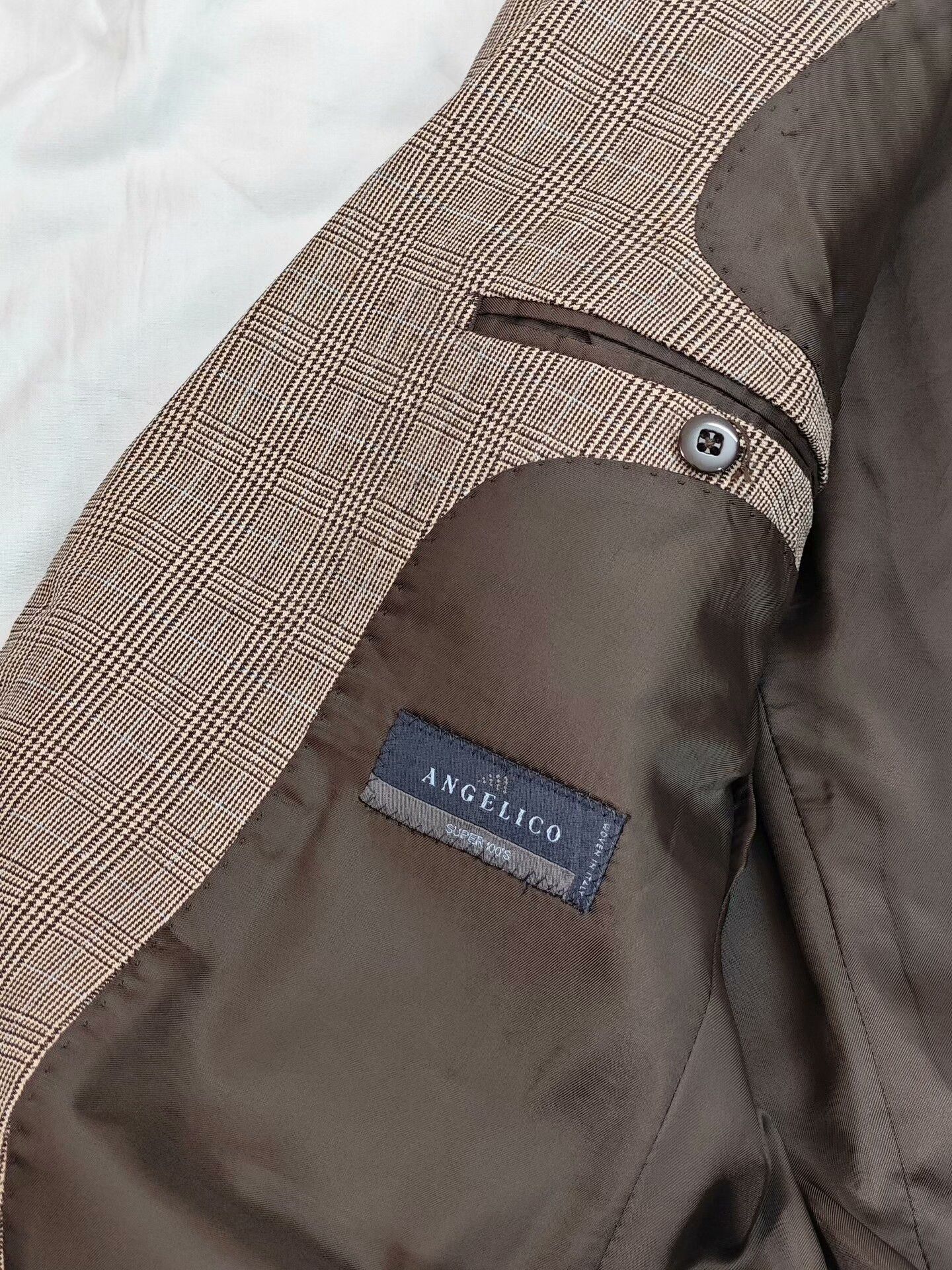 Japanese Brand Italian Checkered Wool Blazer Size US M / EU 48-50 / 2 - 7 Thumbnail