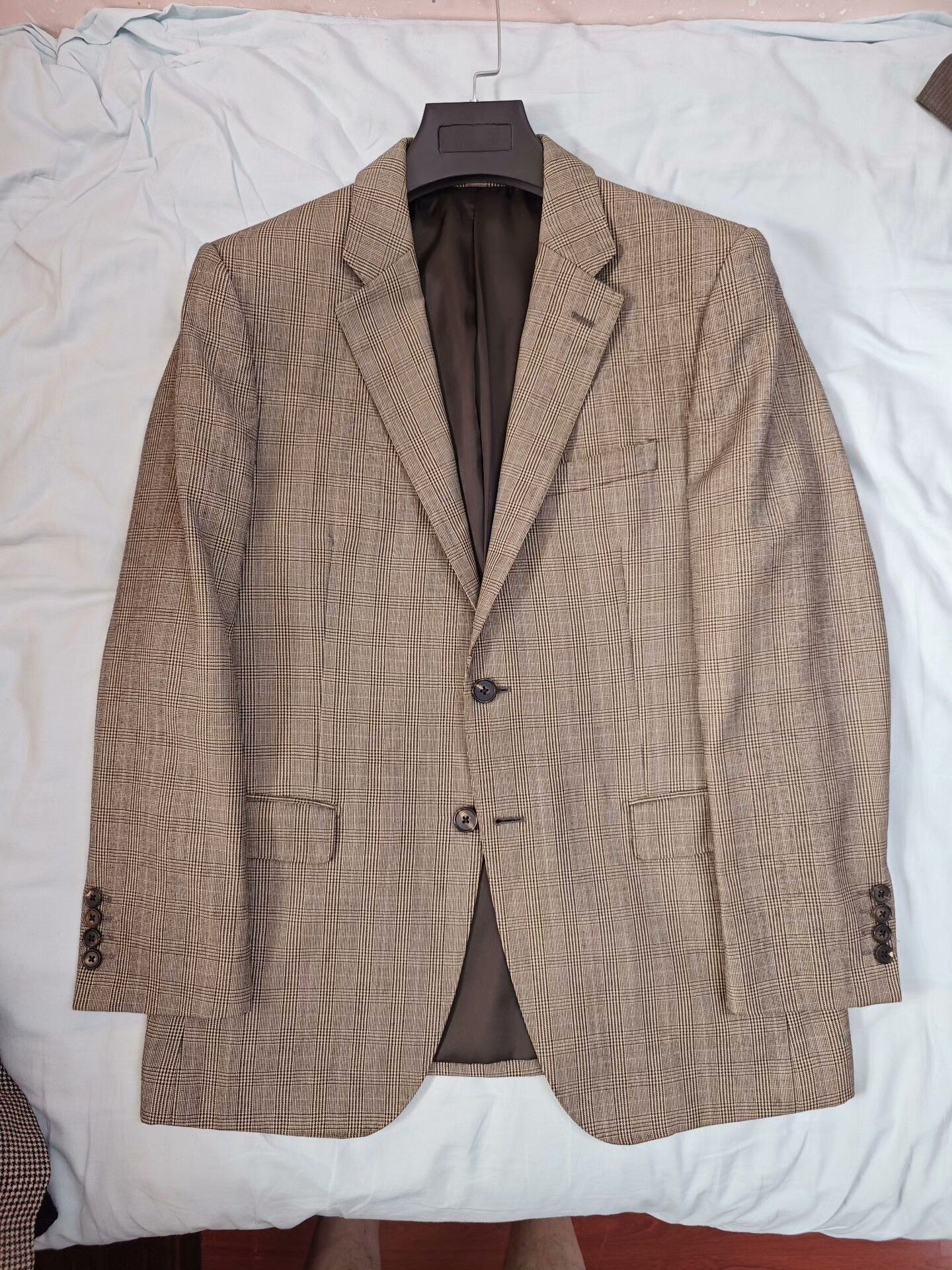 Japanese Brand Italian Checkered Wool Blazer Size US M / EU 48-50 / 2 - 5 Thumbnail