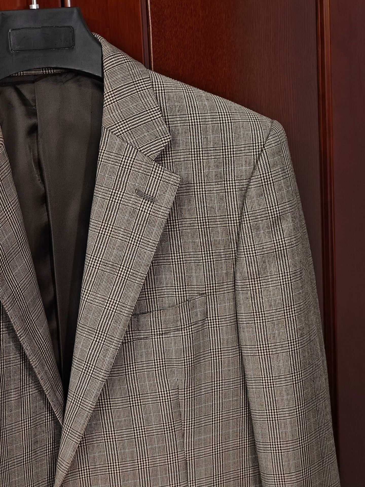 Japanese Brand Italian Checkered Wool Blazer Size US M / EU 48-50 / 2 - 2 Thumbnail