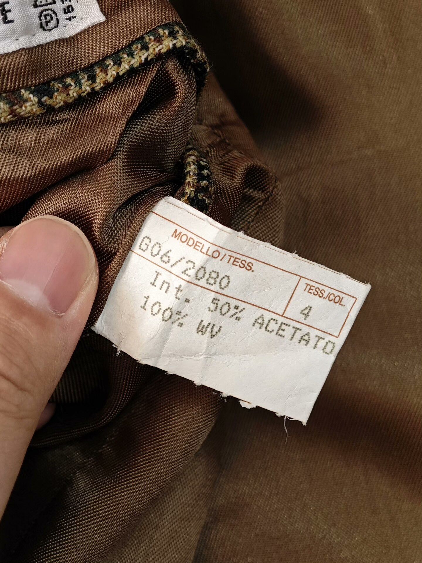 Japanese Brand Italian Wool Blend Check Blazer Size US S / EU 44-46 / 1 - 8 Thumbnail