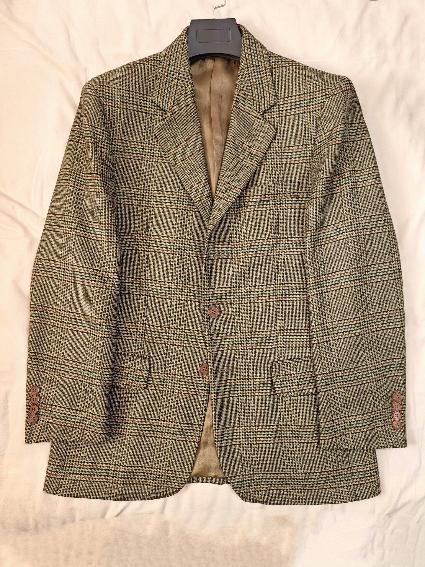 Japanese Brand Italian Wool Blend Check Blazer Size US S / EU 44-46 / 1 - 5 Thumbnail