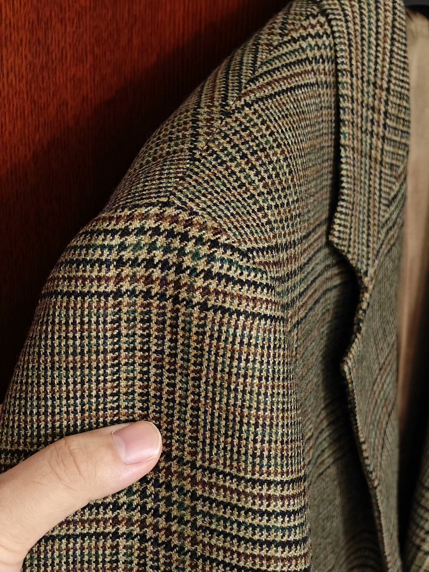 Japanese Brand Italian Wool Blend Check Blazer Size US S / EU 44-46 / 1 - 3 Thumbnail