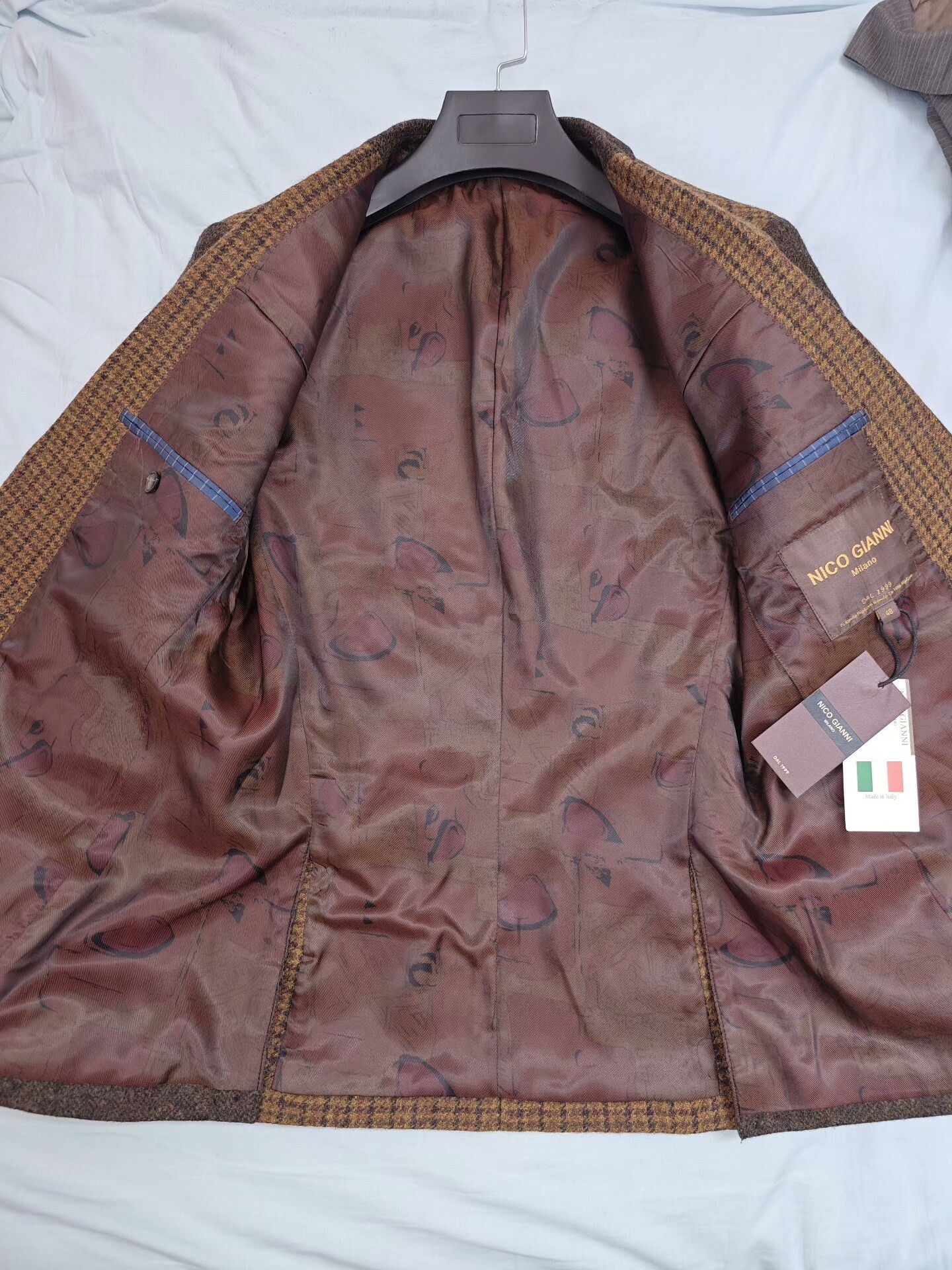 Japanese Brand Italian Wool Casual Blazer by Nico Gianni Size US S / EU 44-46 / 1 - 6 Thumbnail