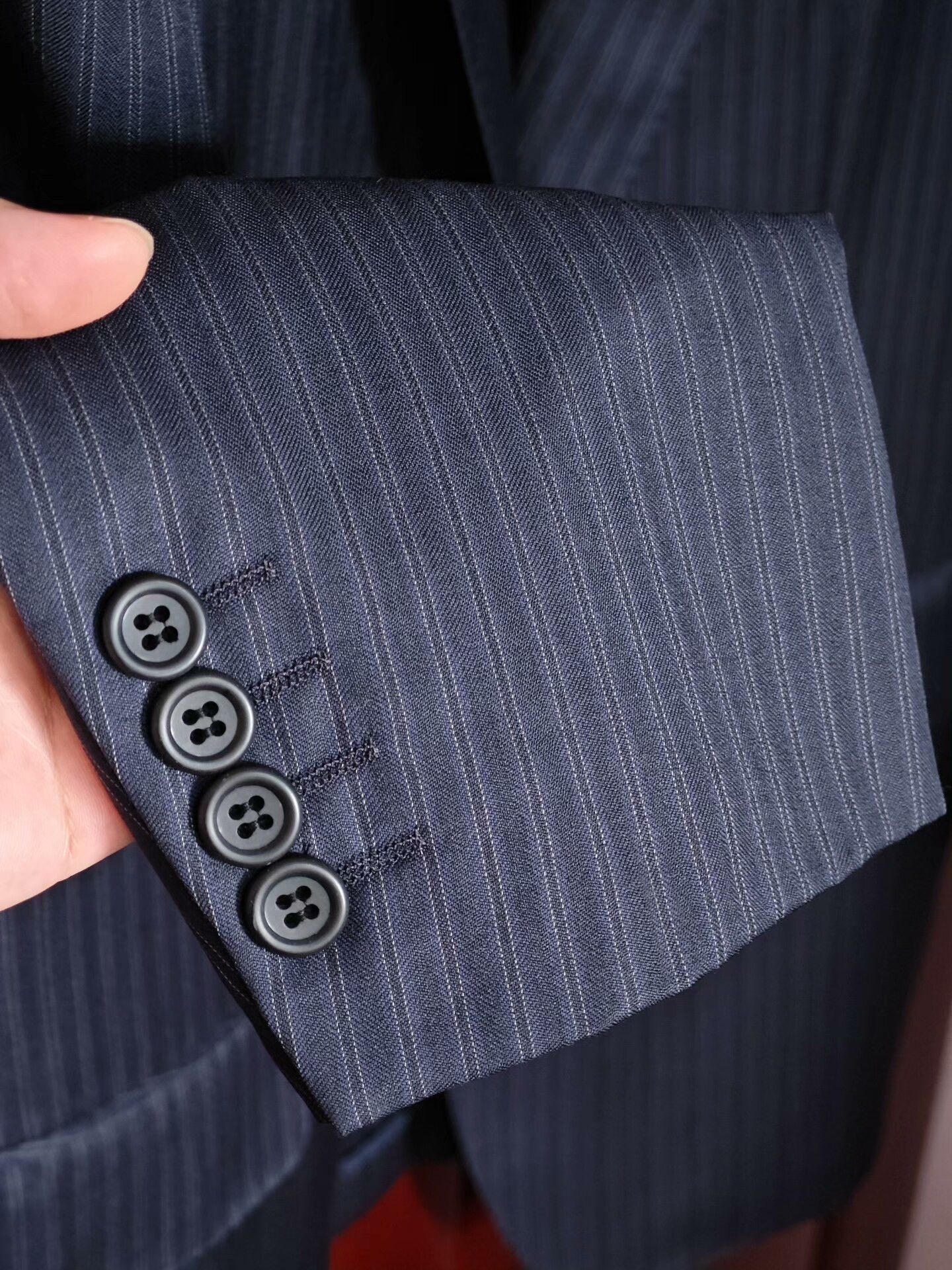 Japanese Brand Custom Wool Blend Dormeuil Suit Size US S / EU 44-46 / 1 - 4 Thumbnail