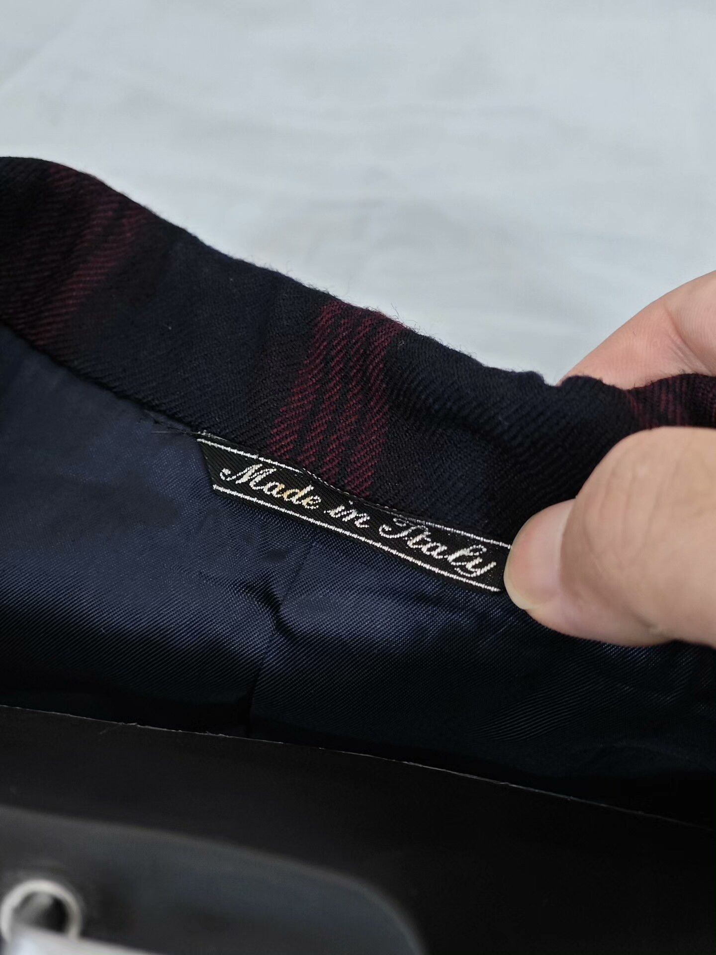 Japanese Brand Italian Wool Blend Suit with Red Checks Size US S / EU 44-46 / 1 - 8 Thumbnail