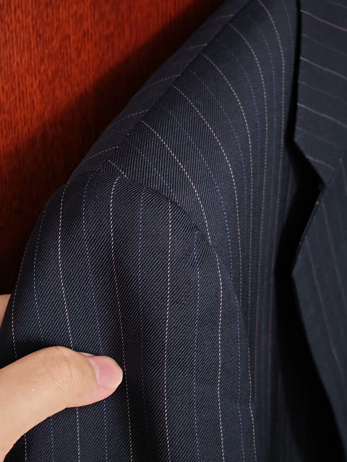 Japanese Brand Dormeuil Custom Wool Blazer Suit Size US L / EU 52-54 / 3 - 3 Thumbnail