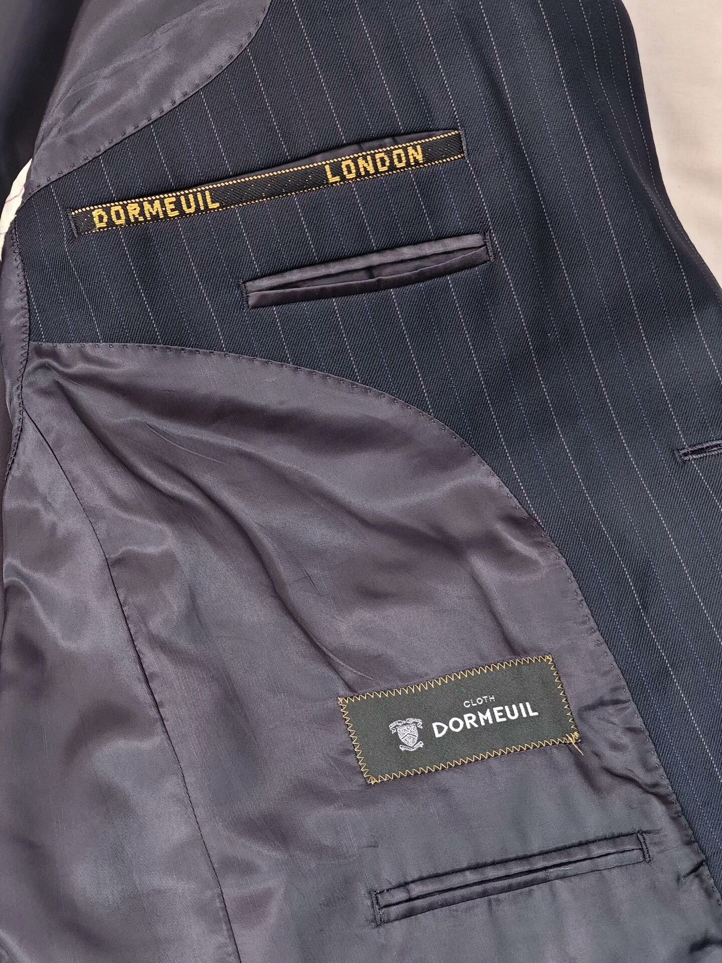 Japanese Brand Dormeuil Custom Wool Blazer Suit Size US L / EU 52-54 / 3 - 7 Thumbnail