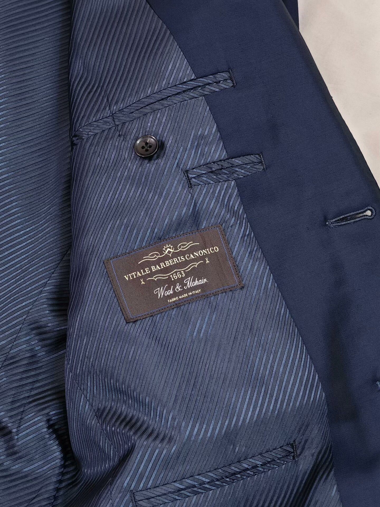 Japanese Brand Custom Italian Wool Blend Suit Jacket Size US L / EU 52-54 / 3 - 7 Thumbnail