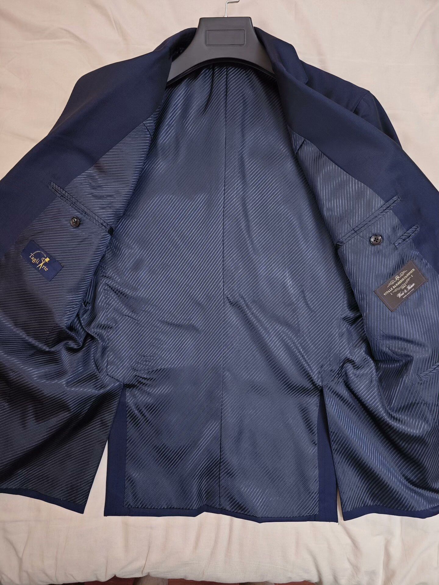 Japanese Brand Custom Italian Wool Blend Suit Jacket Size US L / EU 52-54 / 3 - 6 Thumbnail