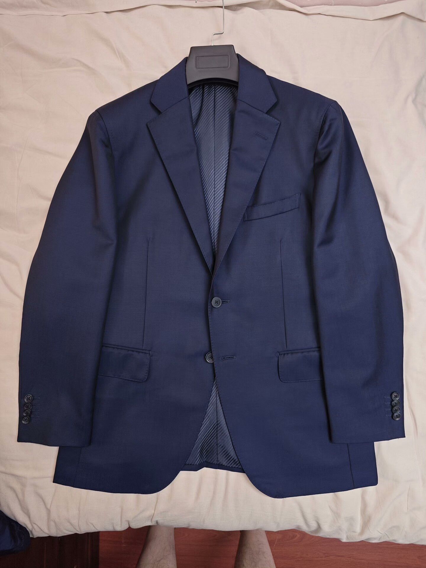 Japanese Brand Custom Italian Wool Blend Suit Jacket Size US L / EU 52-54 / 3 - 5 Thumbnail