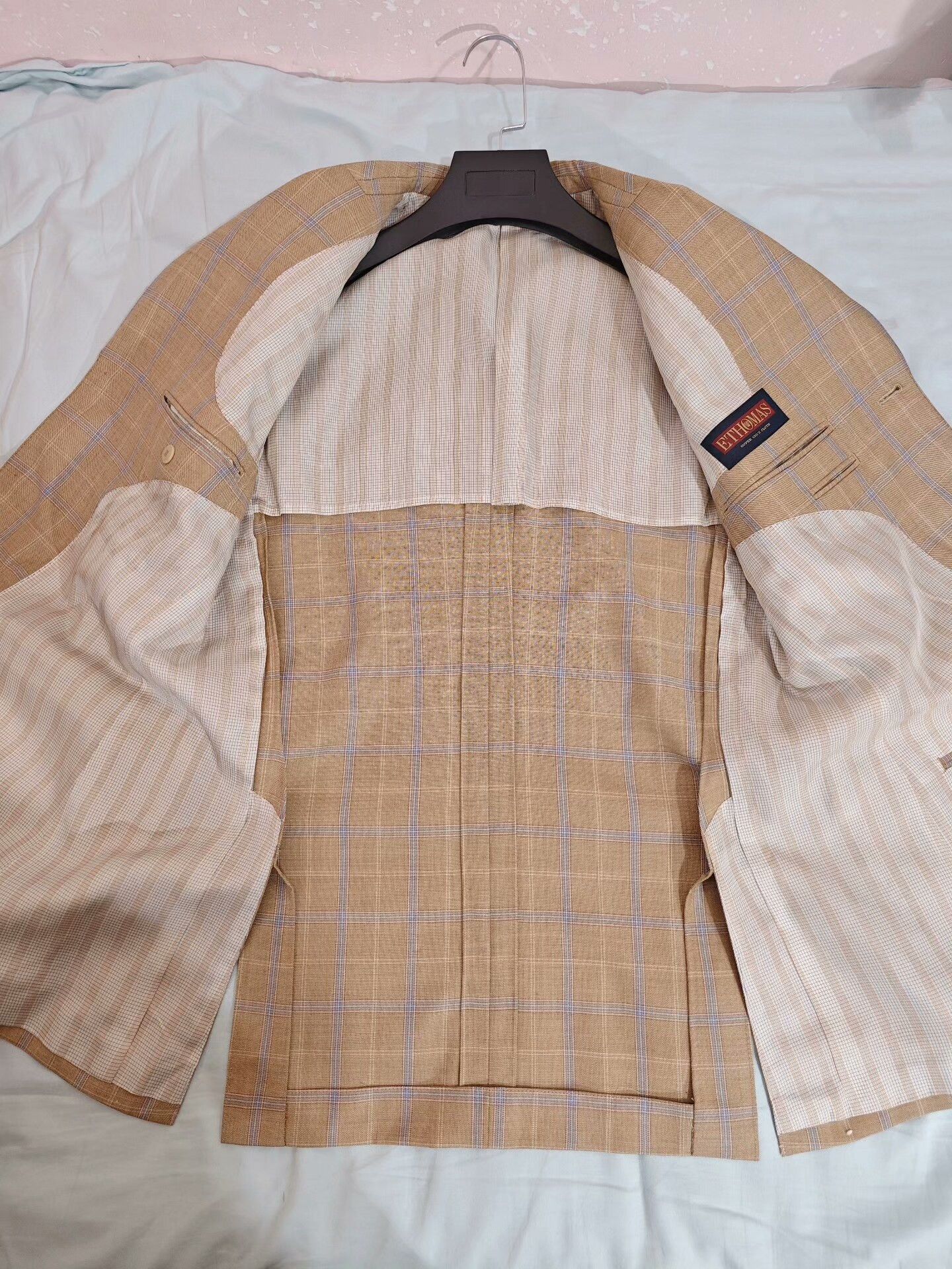 Japanese Brand Italian e. thomas Wool Blend Suit Jacket Size US M / EU 48-50 / 2 - 6 Thumbnail