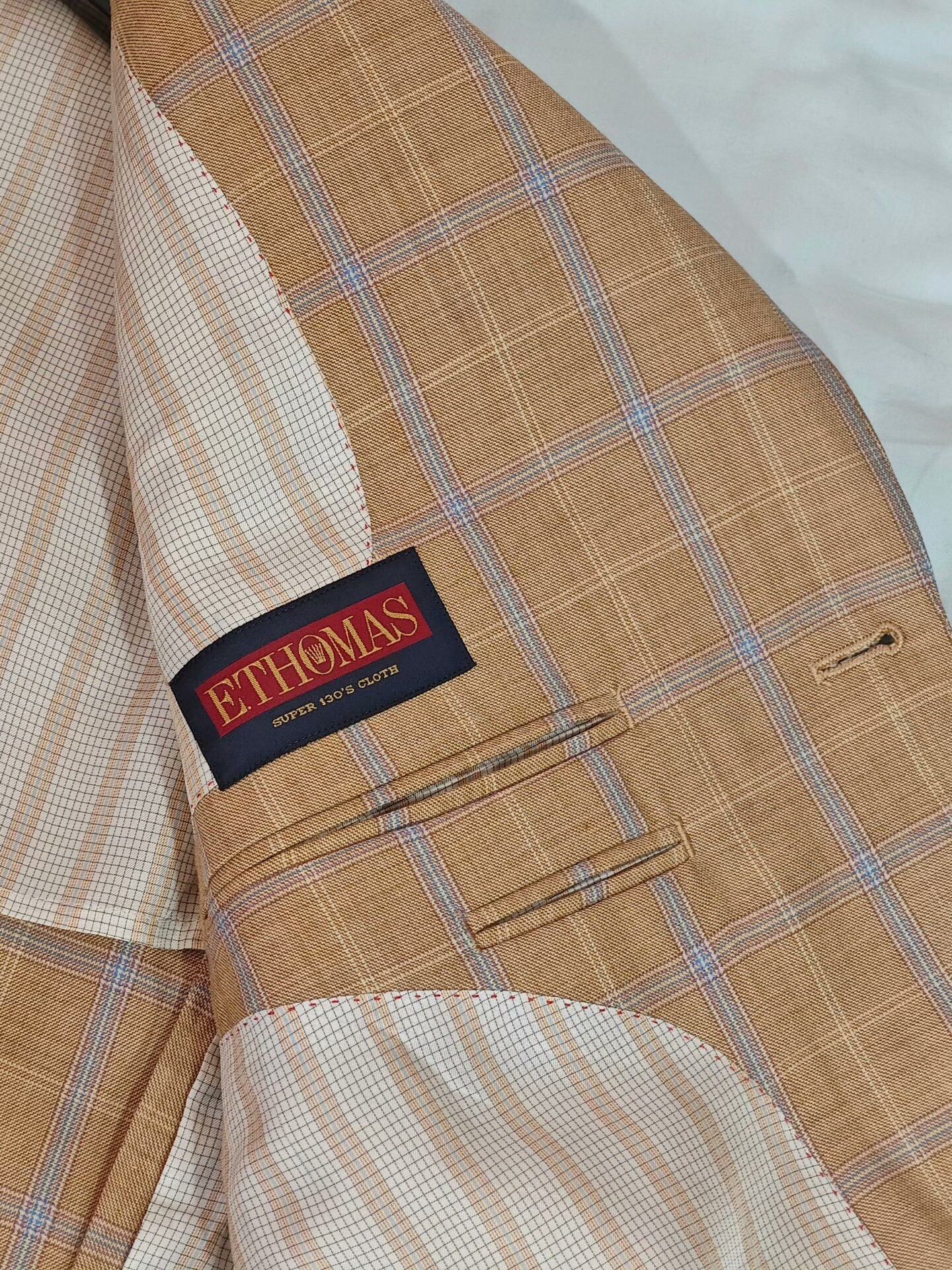Japanese Brand Italian e. thomas Wool Blend Suit Jacket Size US M / EU 48-50 / 2 - 7 Thumbnail
