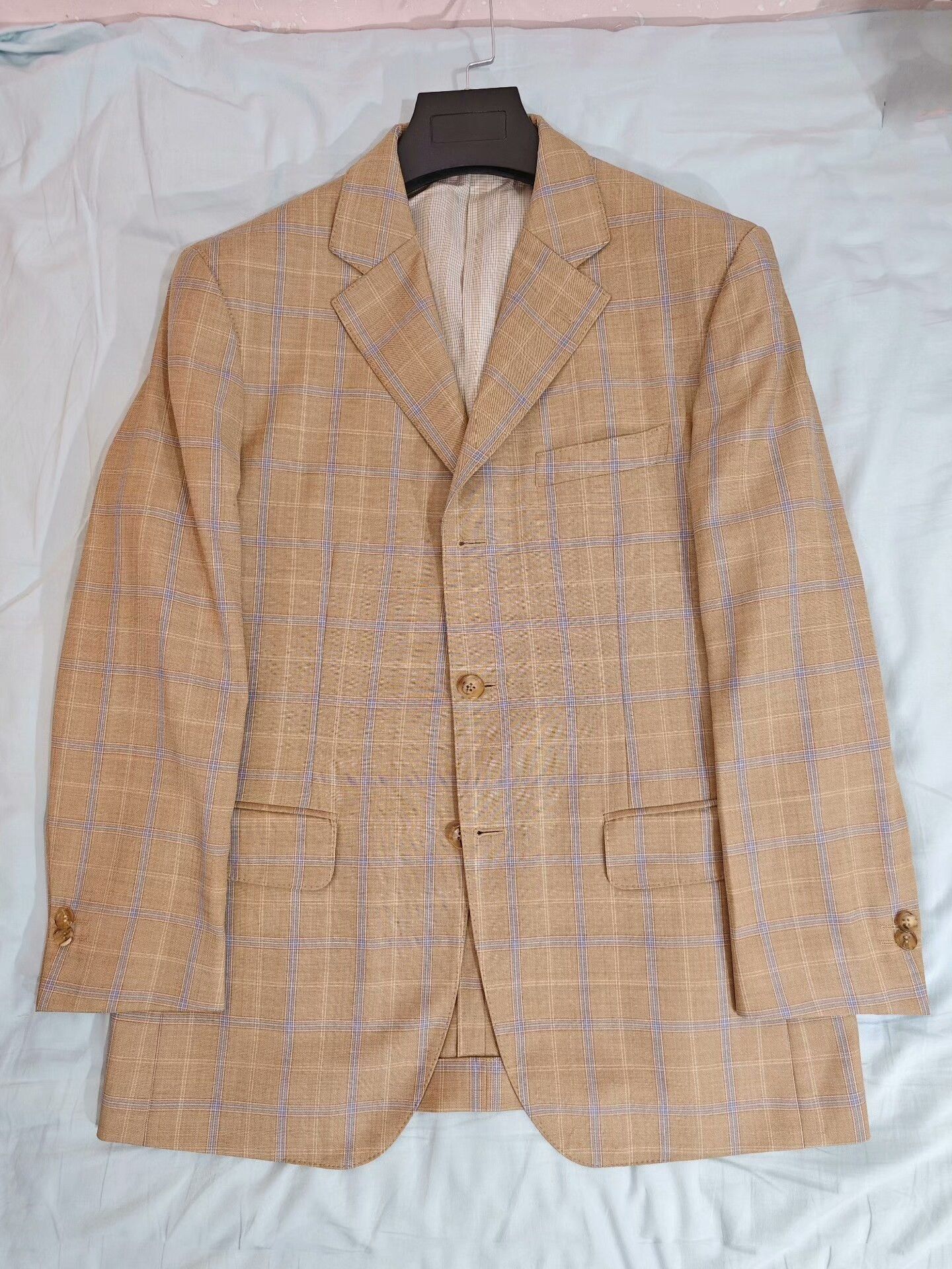 Japanese Brand Italian e. thomas Wool Blend Suit Jacket Size US M / EU 48-50 / 2 - 5 Thumbnail