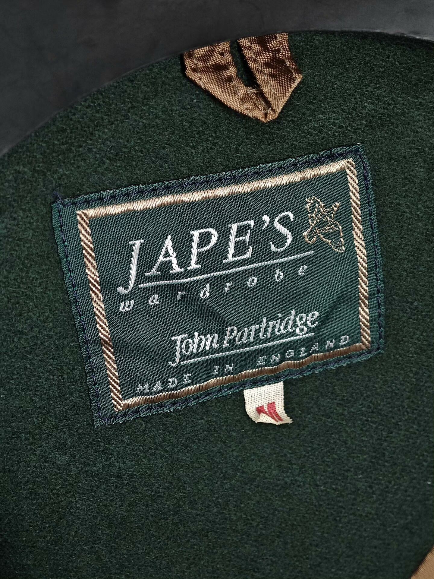 Japanese Brand Vintage John Partridge Wool Jacket Size US M / EU 48-50 / 2 - 4 Thumbnail