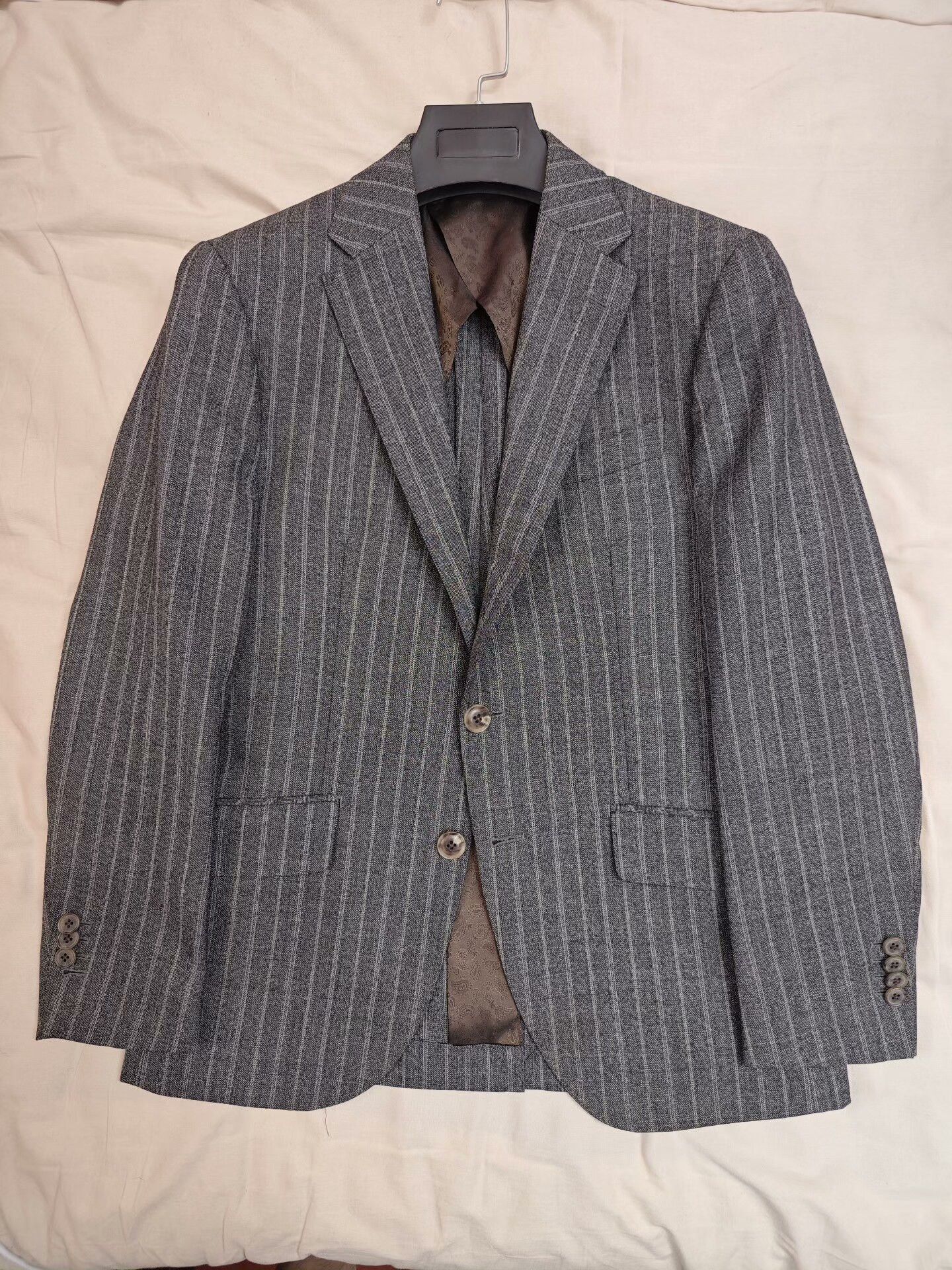 Japanese Brand Custom Dormeuil Wool Suit Jacket Size US S / EU 44-46 / 1 - 5 Thumbnail