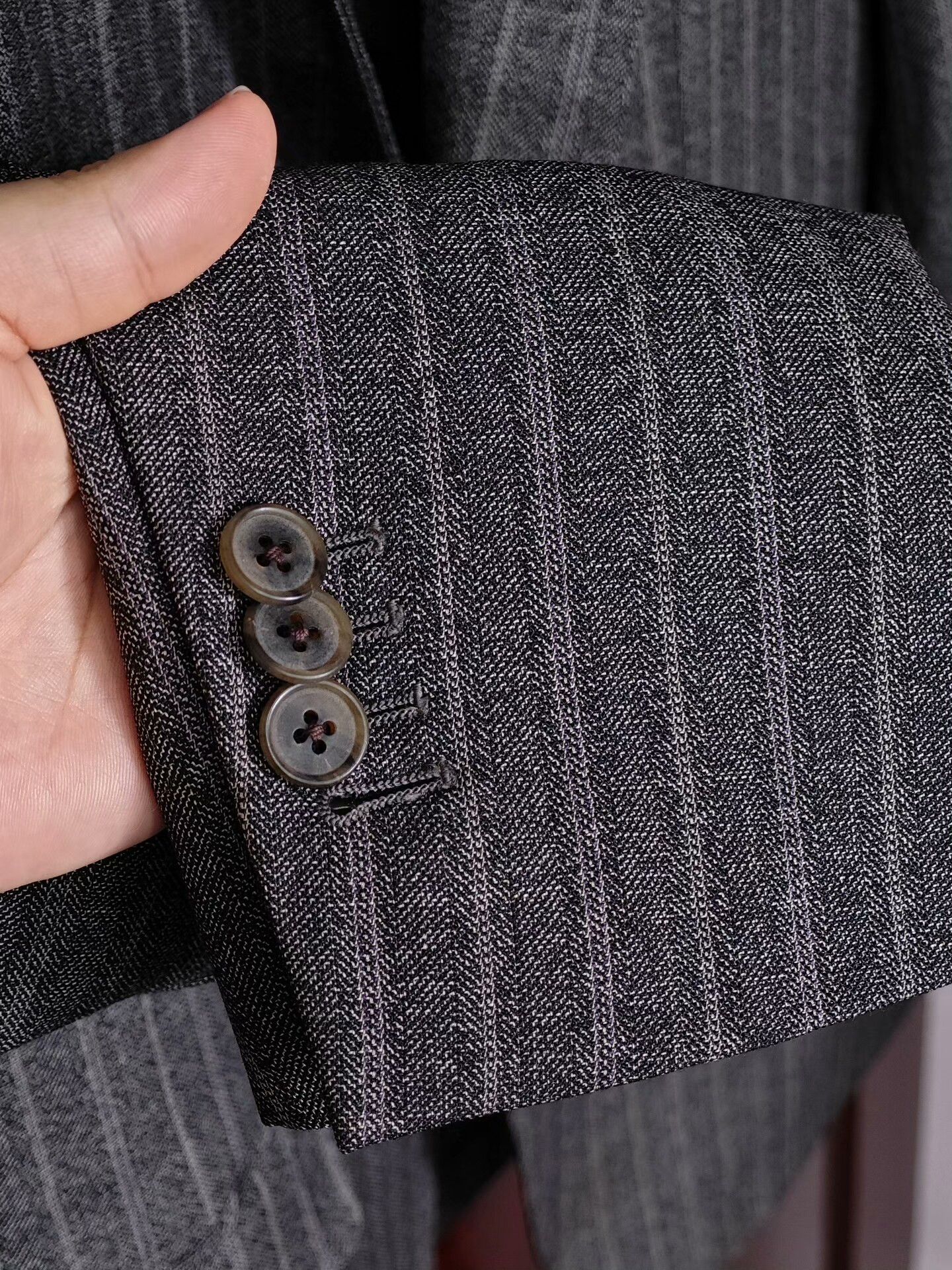 Japanese Brand Custom Dormeuil Wool Suit Jacket Size US S / EU 44-46 / 1 - 4 Thumbnail