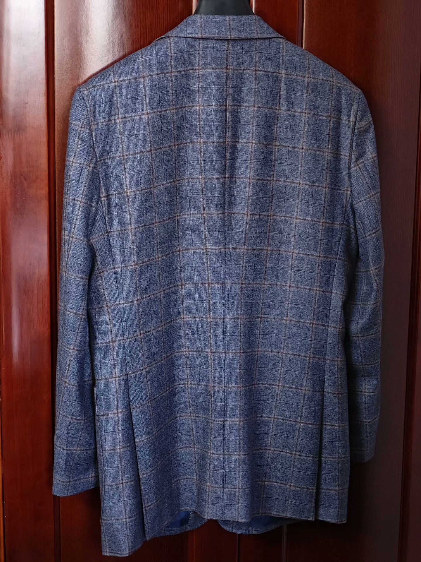 Japanese Brand Italian Wool Blazer with Check Pattern Size US M / EU 48-50 / 2 - 8 Thumbnail