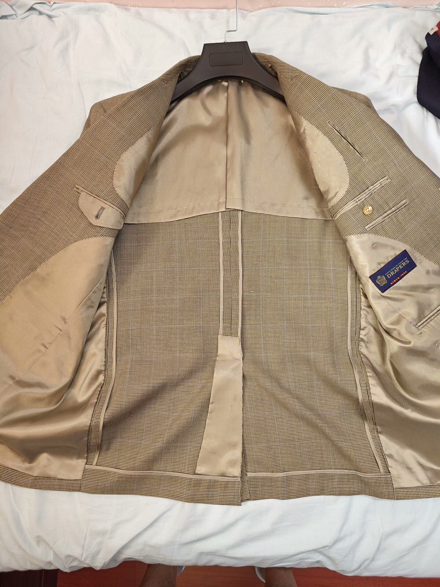 Japanese Brand Custom Italian Wool Blend Suit Jacket Size US L / EU 52-54 / 3 - 6 Thumbnail