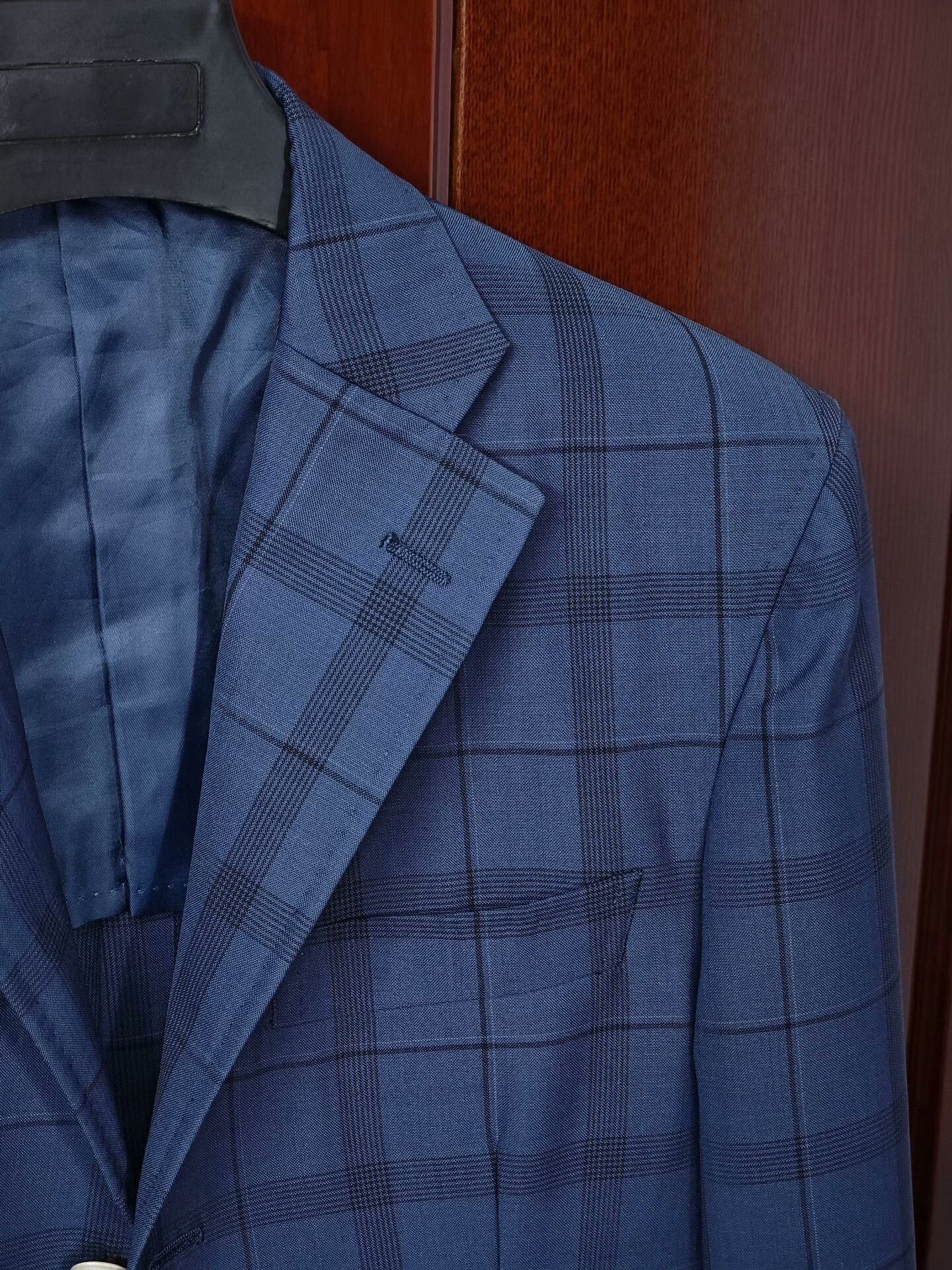 Japanese Brand Custom Wool Blazer with Plaid Pattern Size US M / EU 48-50 / 2 - 2 Thumbnail