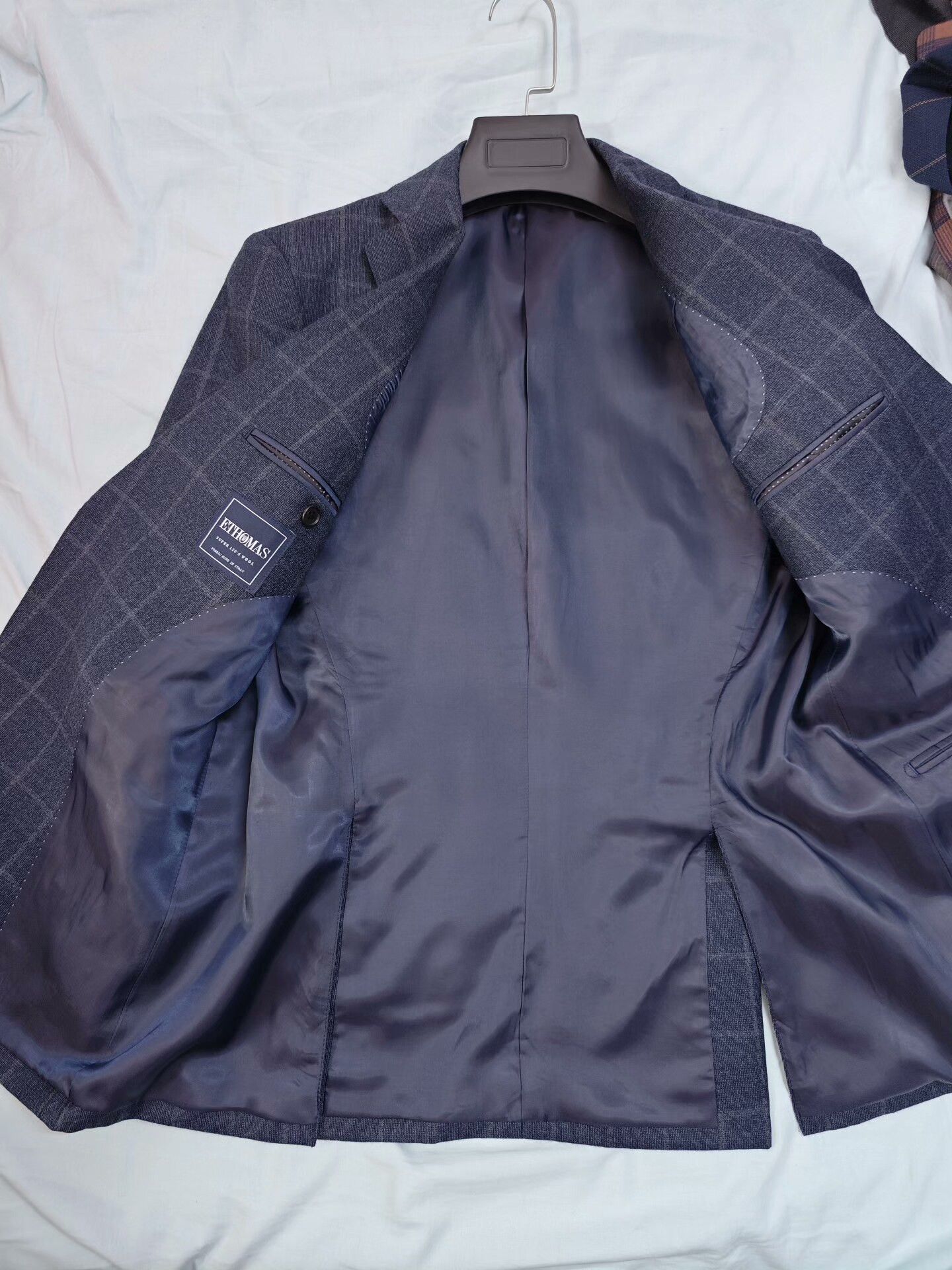 Japanese Brand Italian e.thomas Wool Blend Suit Jacket Size US S / EU 44-46 / 1 - 6 Thumbnail