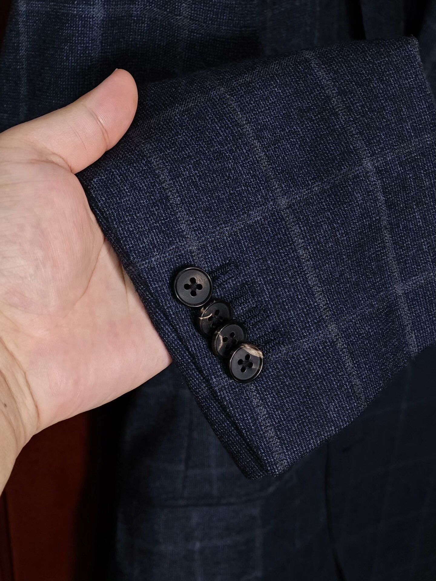 Japanese Brand Italian e.thomas Wool Blend Suit Jacket Size US S / EU 44-46 / 1 - 4 Thumbnail