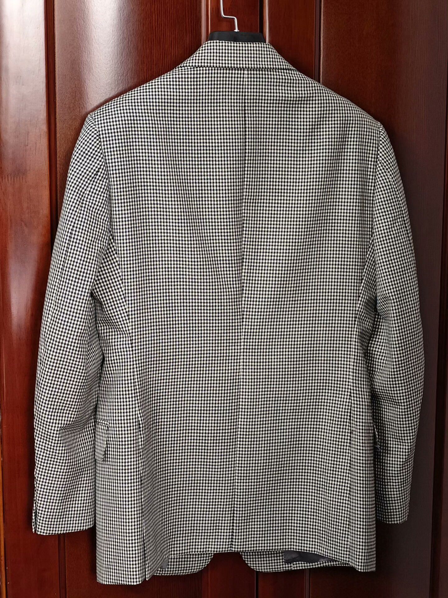 Japanese Brand Custom Black and White Check Suit Size US M / EU 48-50 / 2 - 5 Thumbnail