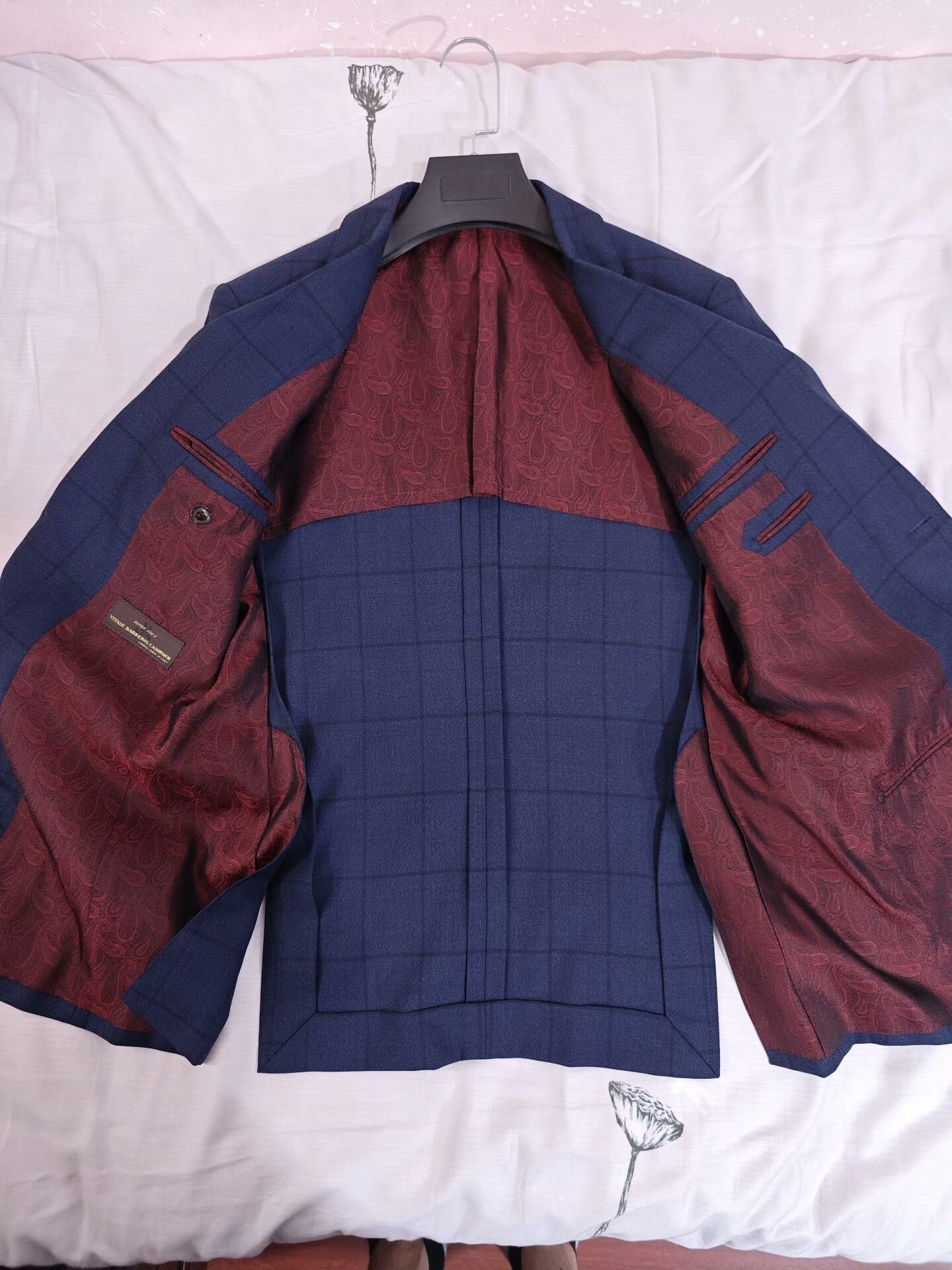 Japanese Brand Italian Blue Wool Suit Jacket Size US S / EU 44-46 / 1 - 6 Thumbnail