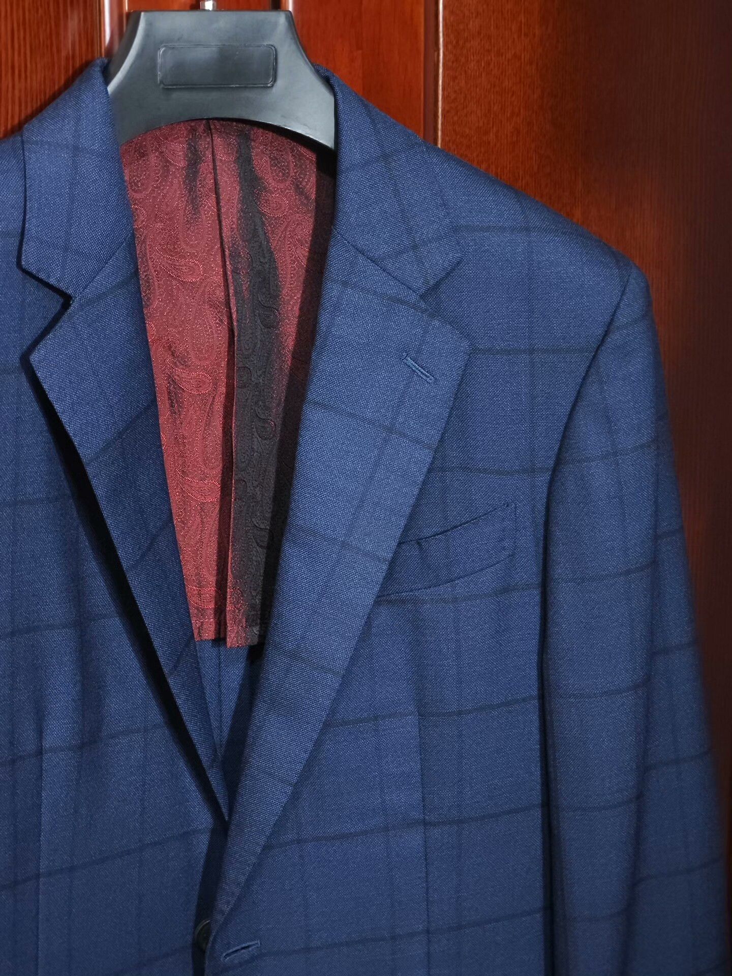 Japanese Brand Italian Blue Wool Suit Jacket Size US S / EU 44-46 / 1 - 2 Thumbnail