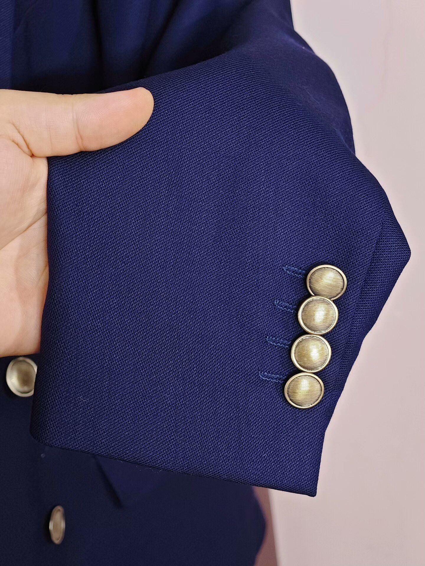 Japanese Brand Italian VBC Wool Double-Breasted Blazer Size US S / EU 44-46 / 1 - 4 Thumbnail