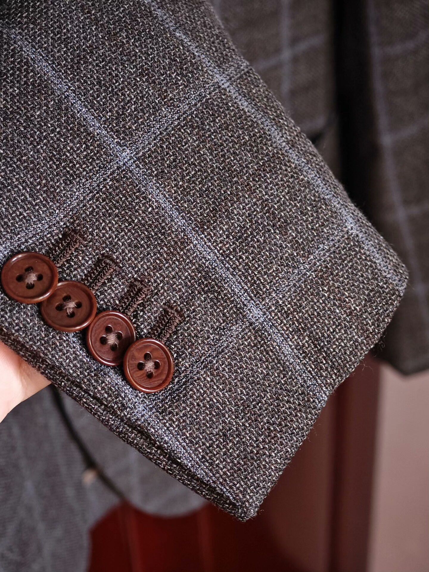 Japanese Brand Custom Wool Suit from Italy Size US M / EU 48-50 / 2 - 4 Thumbnail