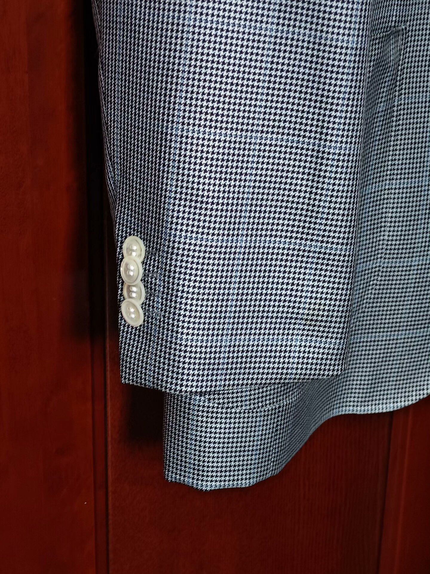 Japanese Brand Italian Blue Check Wool Silk Blazer Size US M / EU 48-50 / 2 - 4 Thumbnail