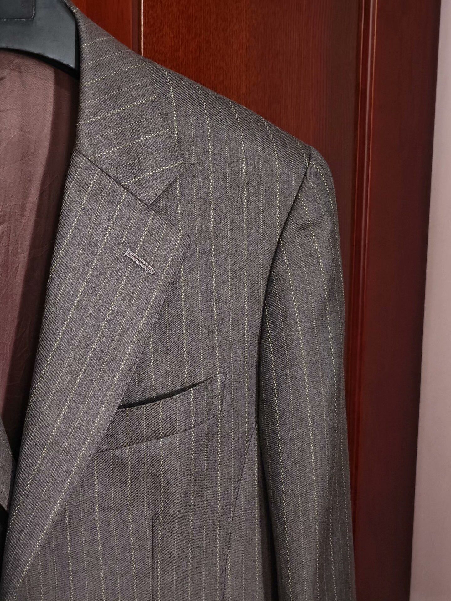 Japanese Brand Bower Roebuck Wool-Cashmere Suit Jacket Size US M / EU 48-50 / 2 - 2 Thumbnail