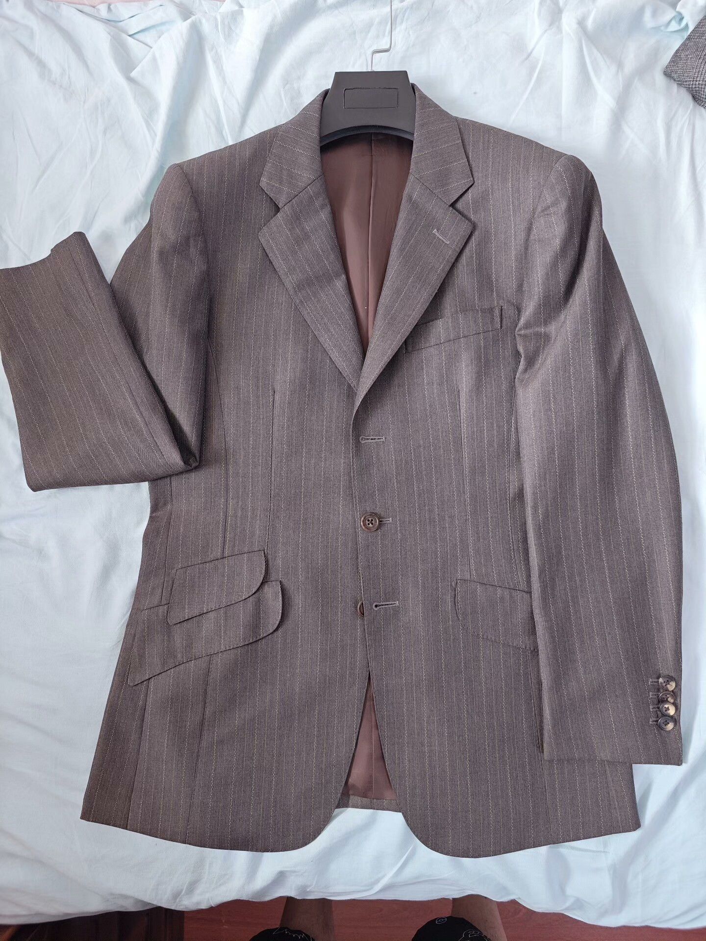 Japanese Brand Bower Roebuck Wool-Cashmere Suit Jacket Size US M / EU 48-50 / 2 - 5 Thumbnail