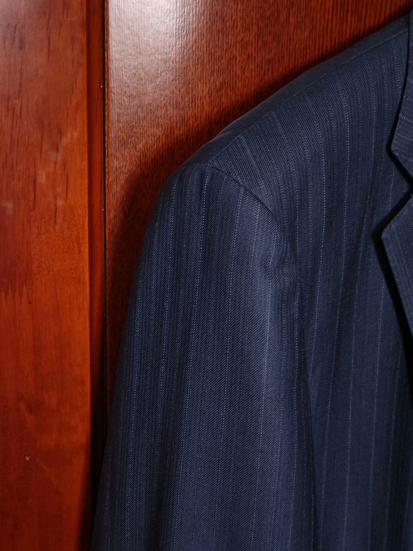 Japanese Brand Dormeuil Wool Linen Custom Suit Size US L / EU 52-54 / 3 - 3 Thumbnail