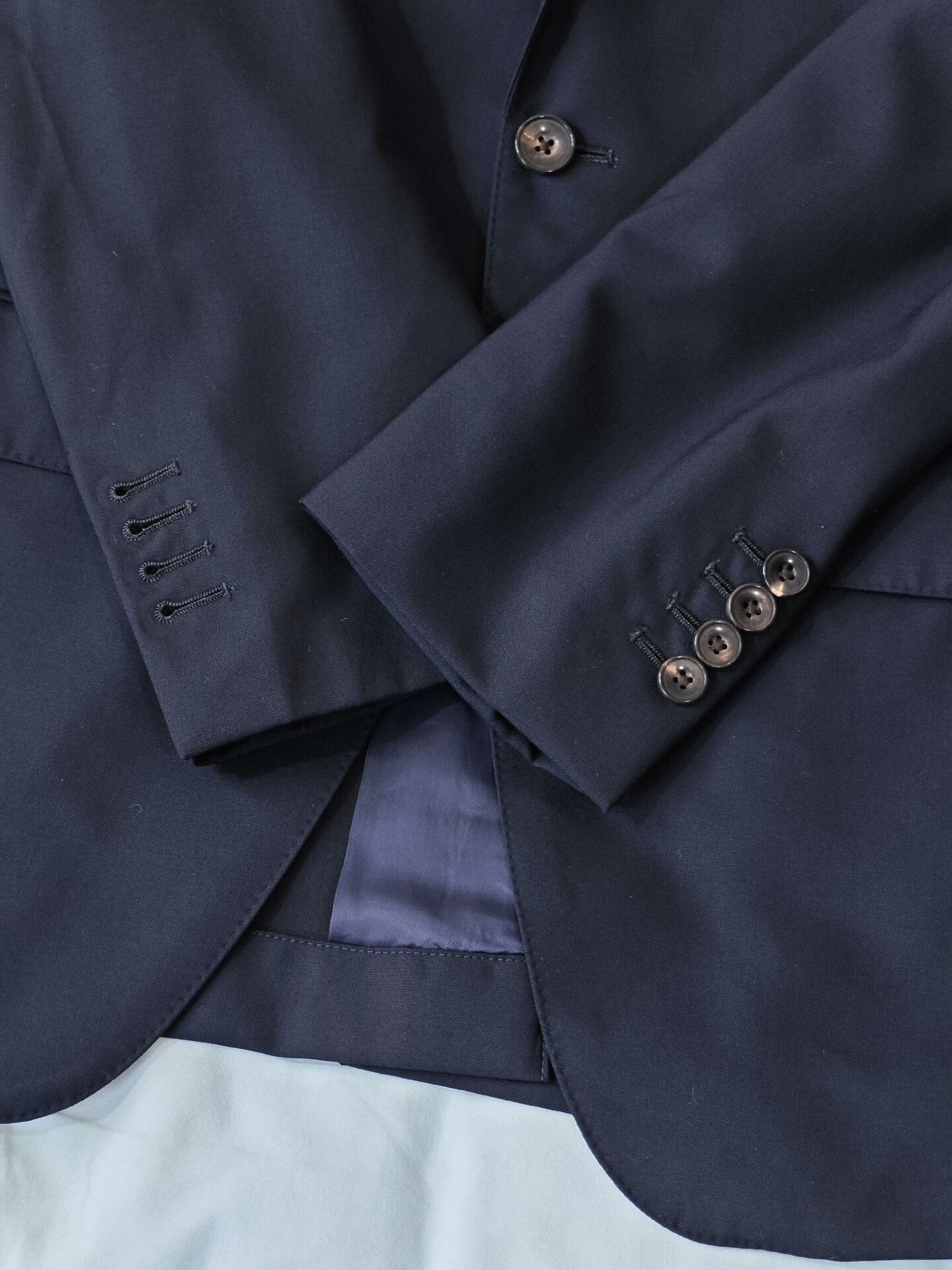 Japanese Brand Italian VBC Wool Half-Lined Suit Size US S / EU 44-46 / 1 - 2 Thumbnail