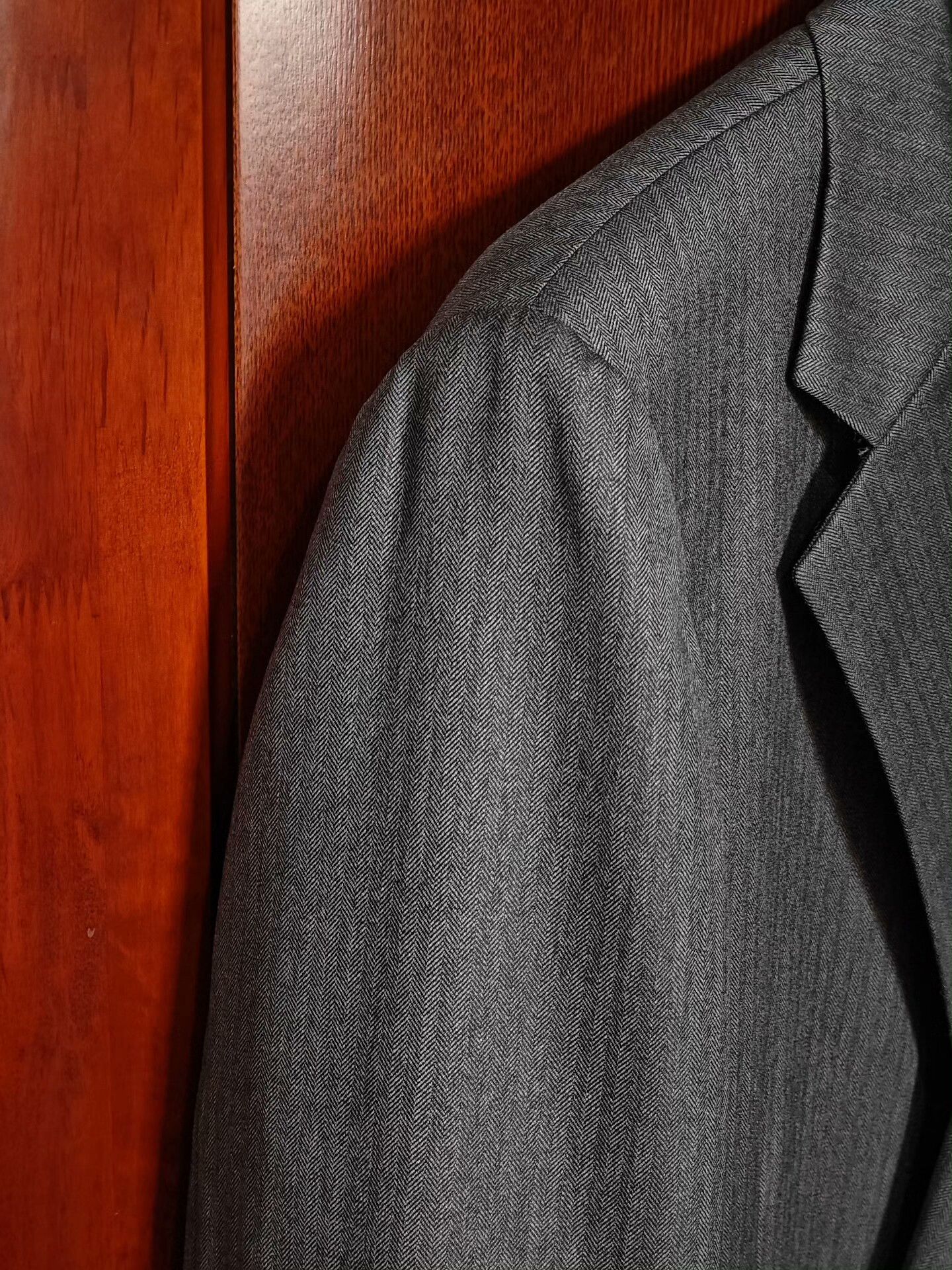 Japanese Brand Custom Gray Wool Suit by DORMEUIL Size US XL / EU 56 / 4 - 3 Thumbnail