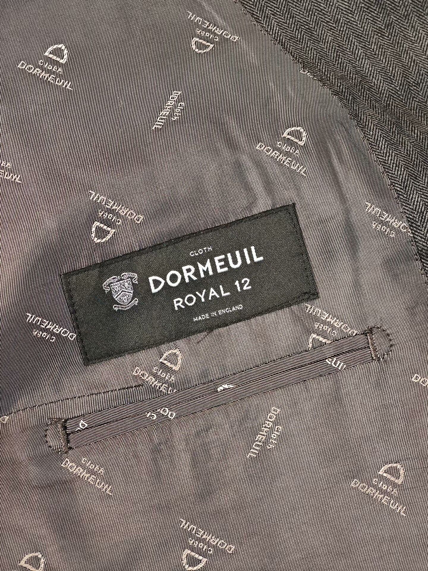 Japanese Brand Custom Gray Wool Suit by DORMEUIL Size US XL / EU 56 / 4 - 7 Thumbnail