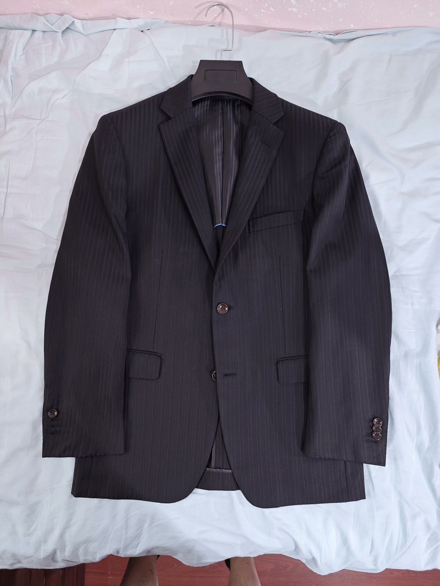 Japanese Brand Custom Italian Wool Linen Suit Size US M / EU 48-50 / 2 - 5 Thumbnail