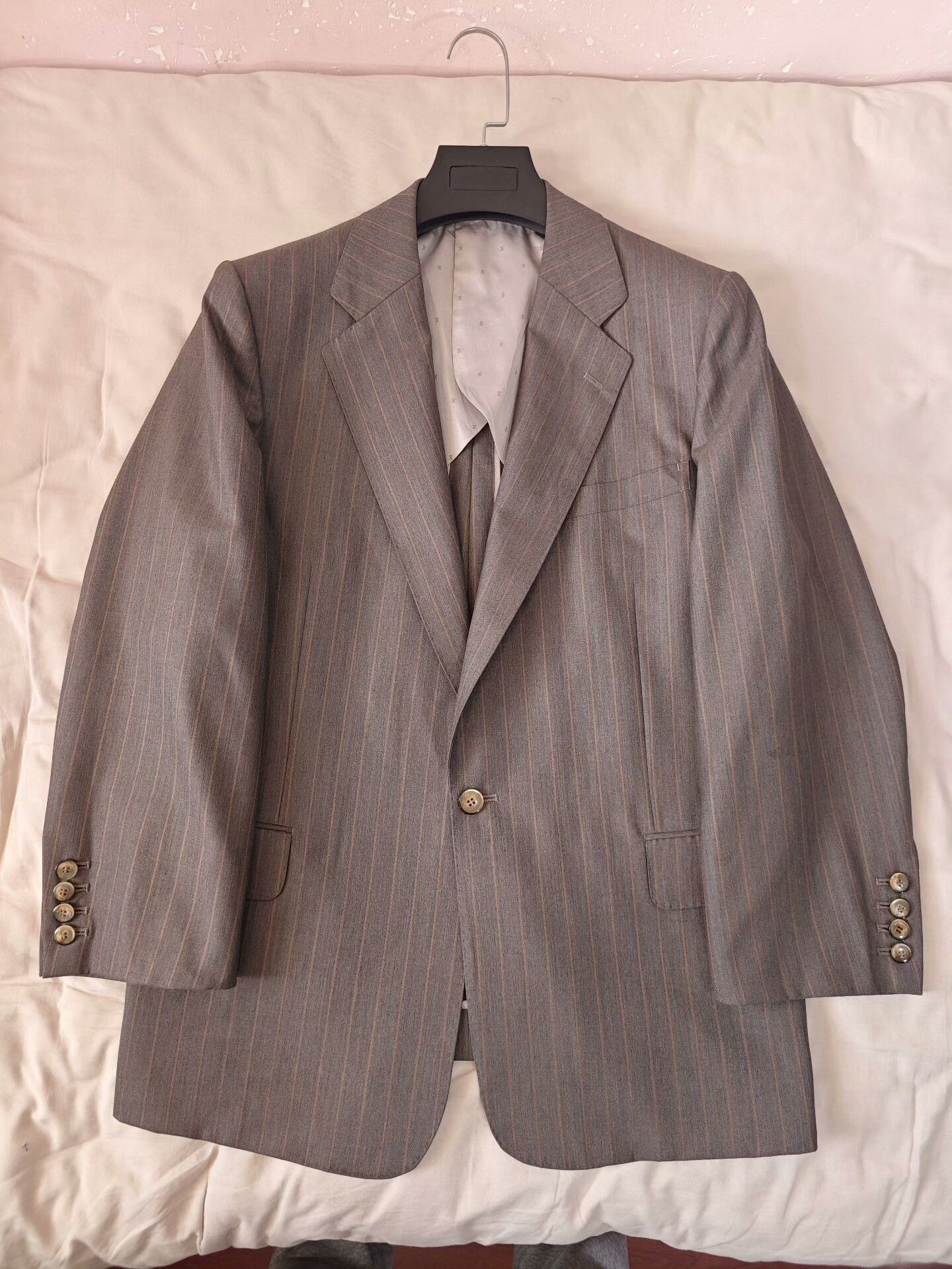 Japanese Brand Dormeuil Custom Wool-Linen Suit Size US M / EU 48-50 / 2 - 5 Thumbnail