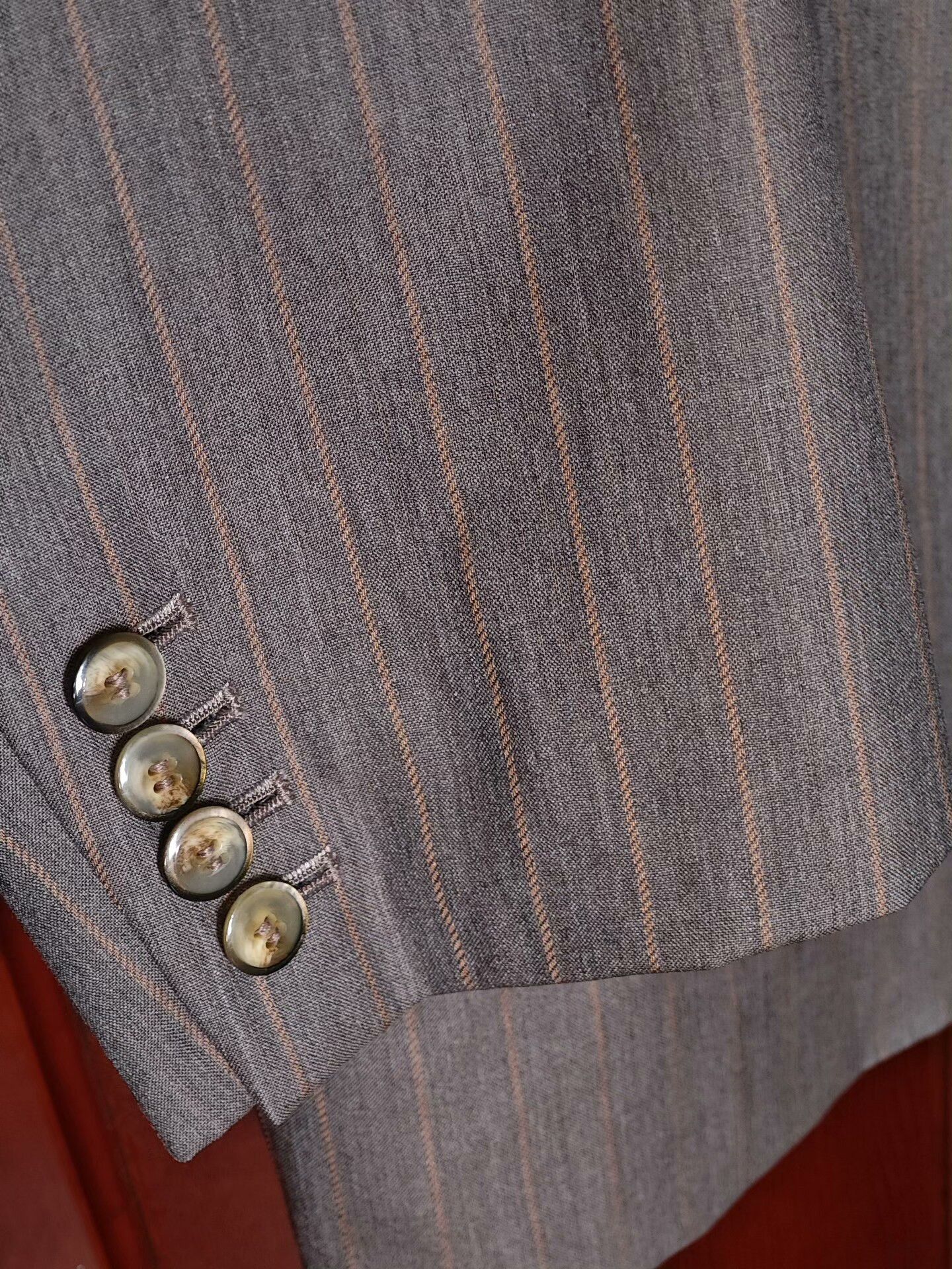 Japanese Brand Dormeuil Custom Wool-Linen Suit Size US M / EU 48-50 / 2 - 4 Thumbnail