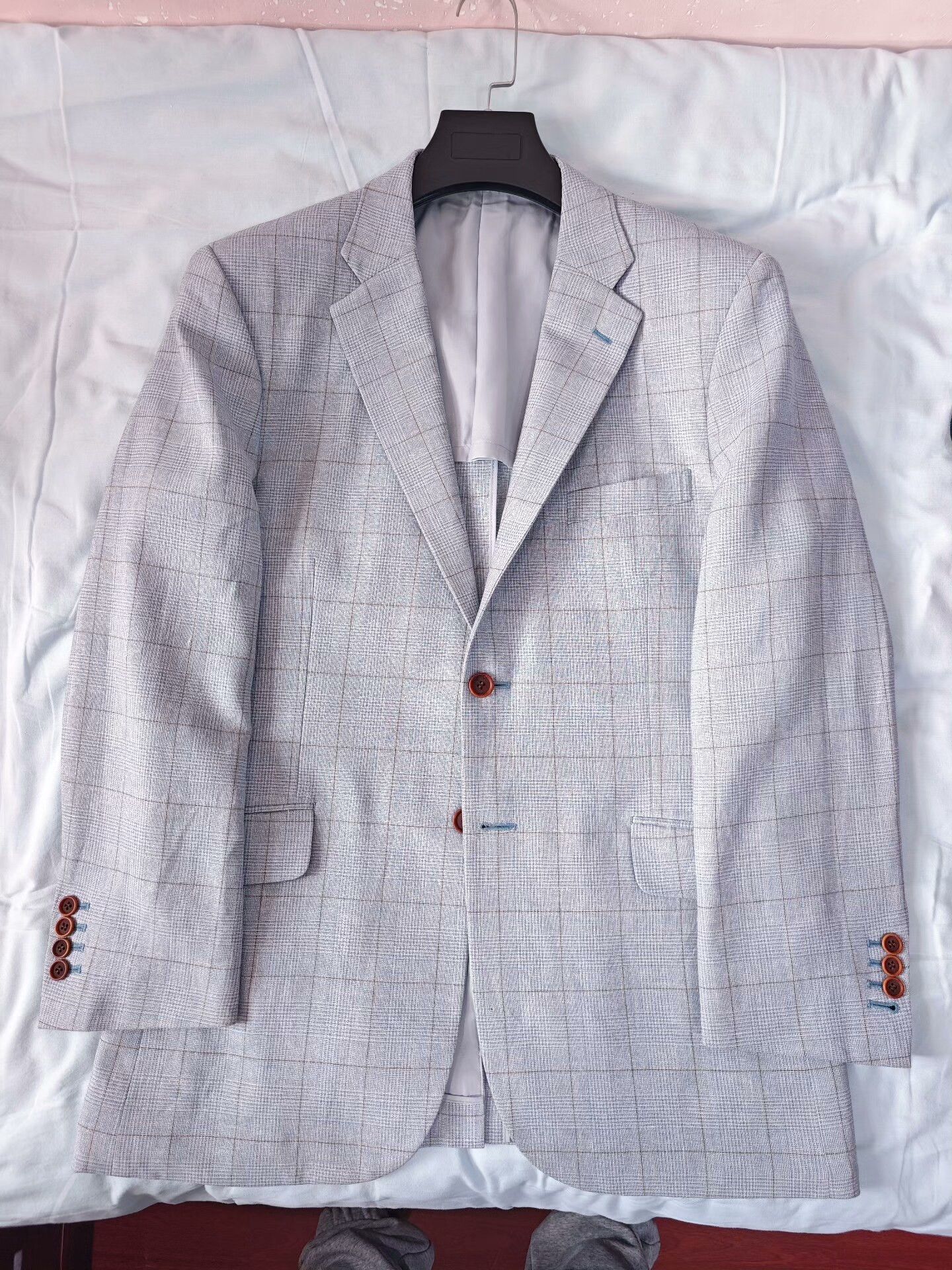 Japanese Brand Italian Wool Linen Custom Suit VBC Size US L / EU 52-54 / 3 - 6 Thumbnail
